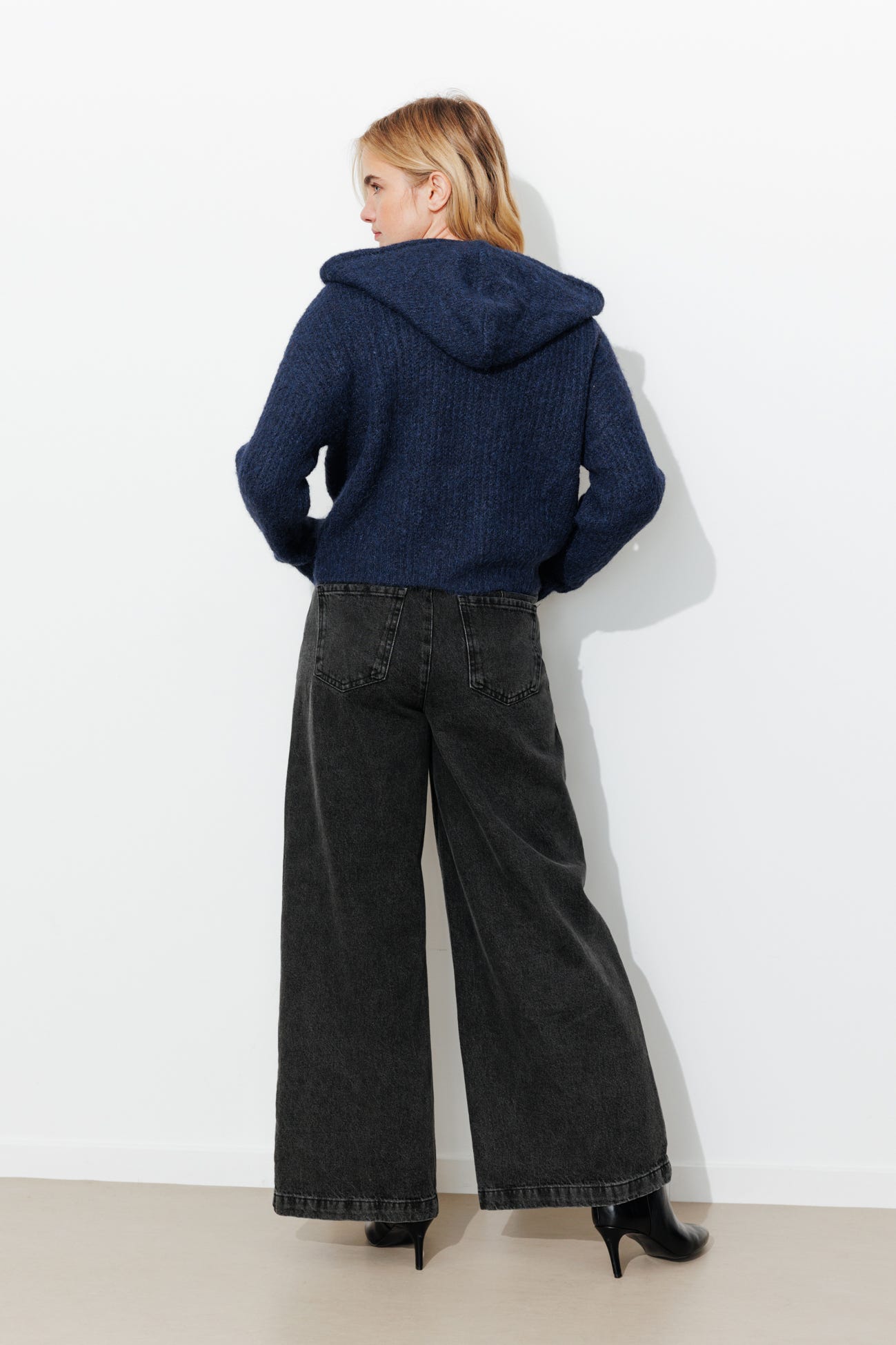 CESAR jean large taille haute