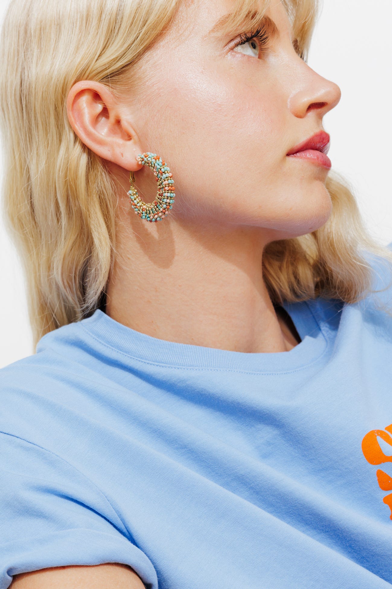 Criollas con cuentas coloridas