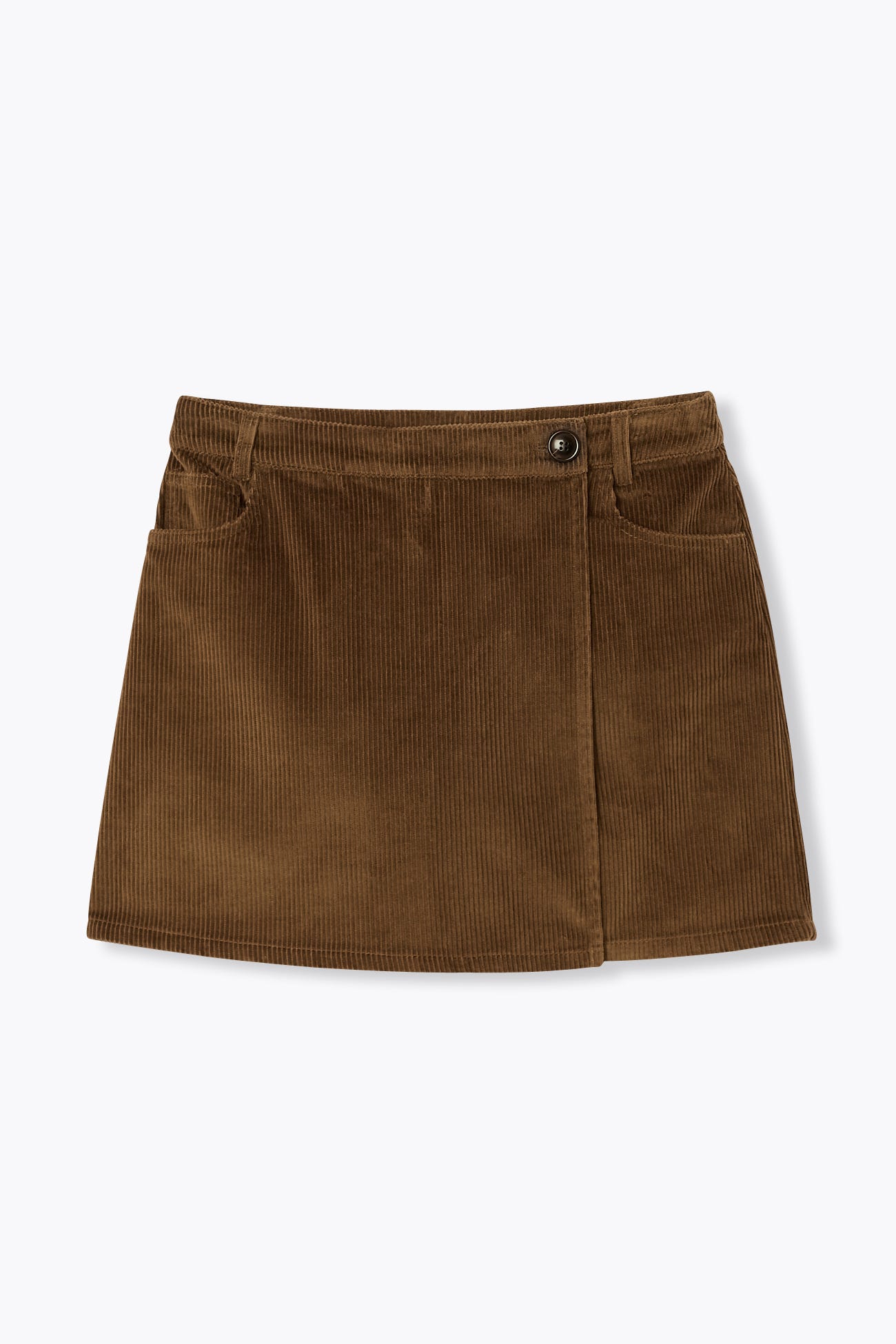 Jupe-short en velours Femme