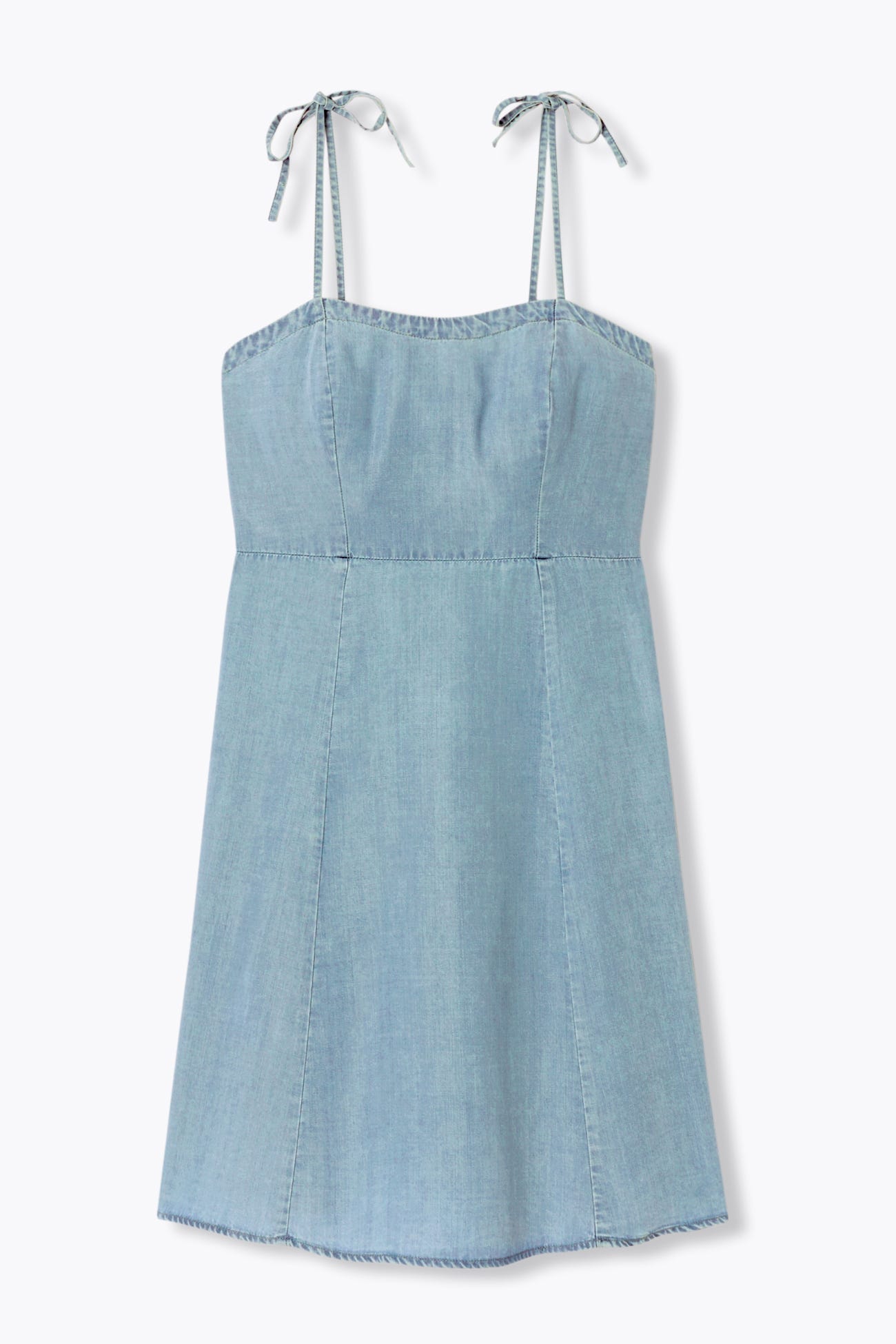 Robe courte en lyocell