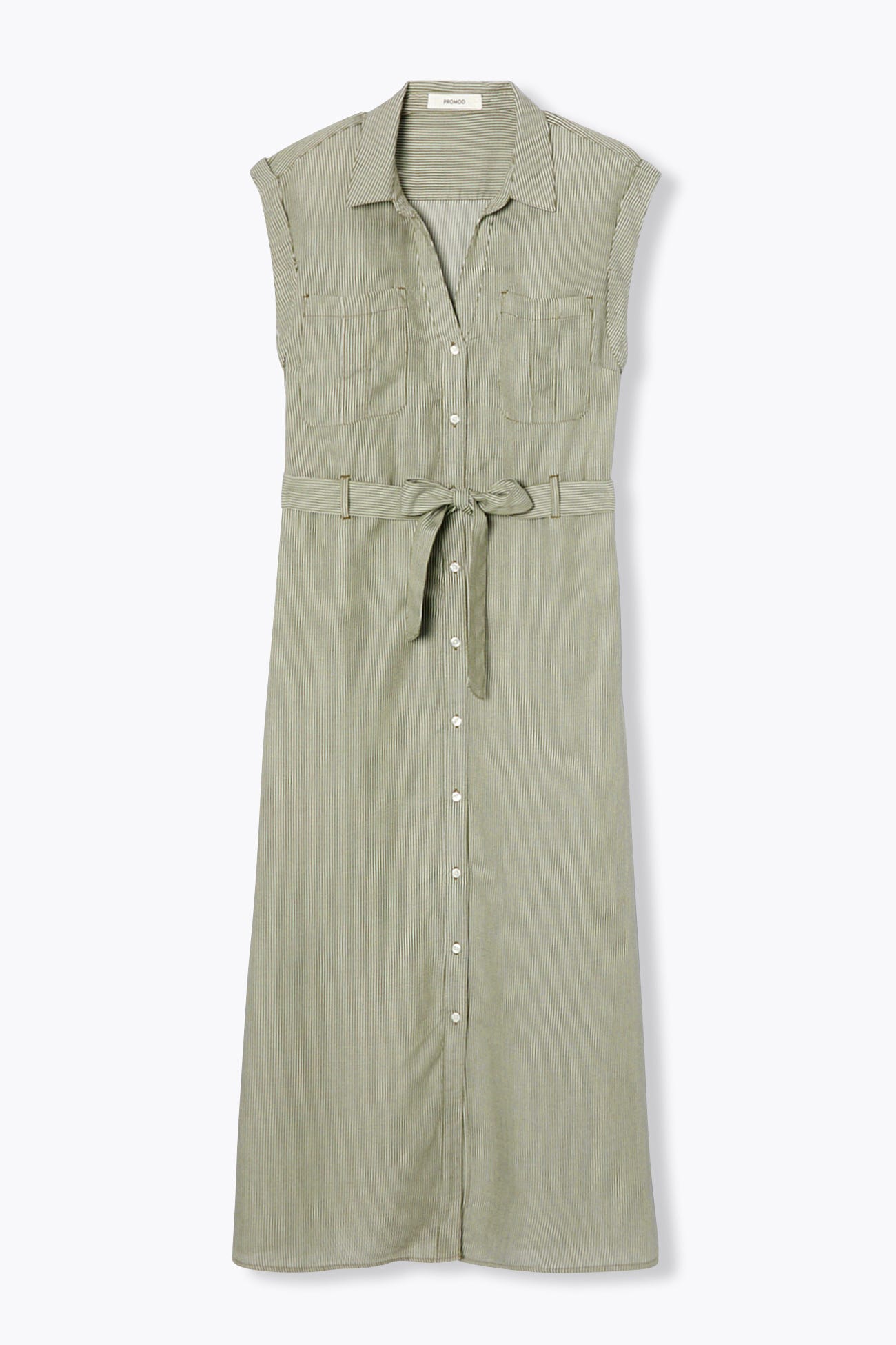 Robe-chemise rayée Femme