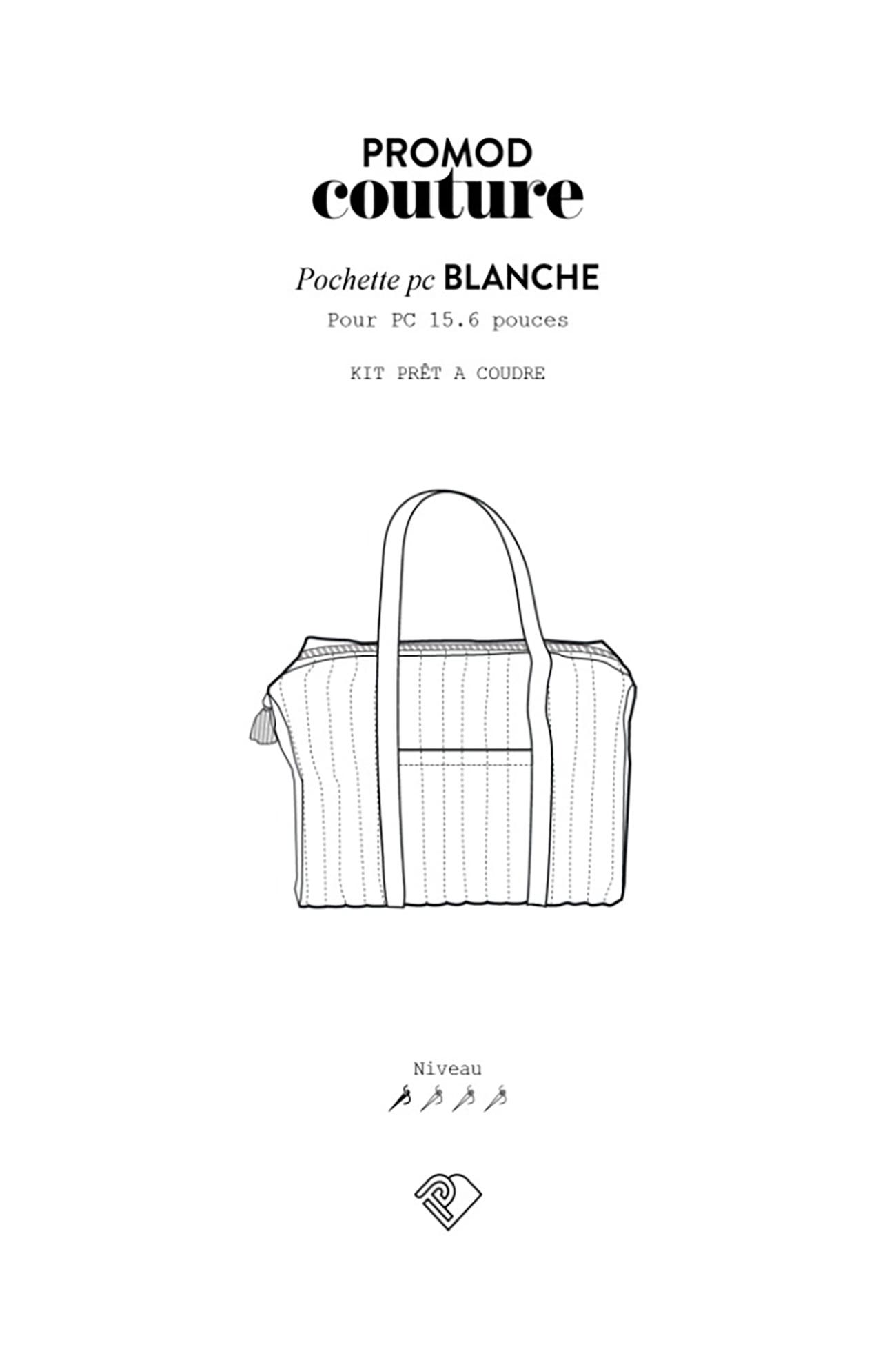Patron pochette PC 15,6 pouces