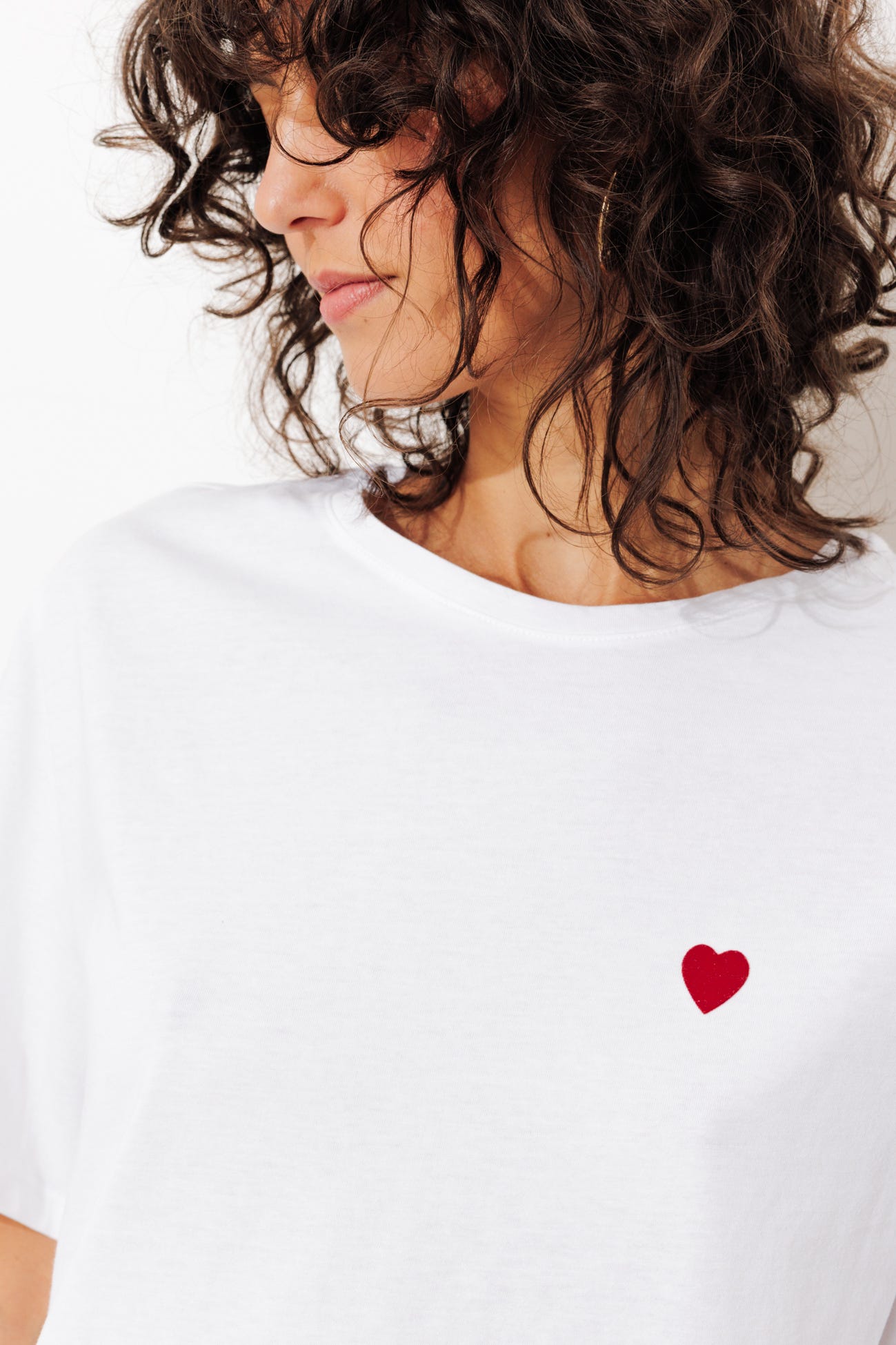 Robe-t-shirt cœur Femme