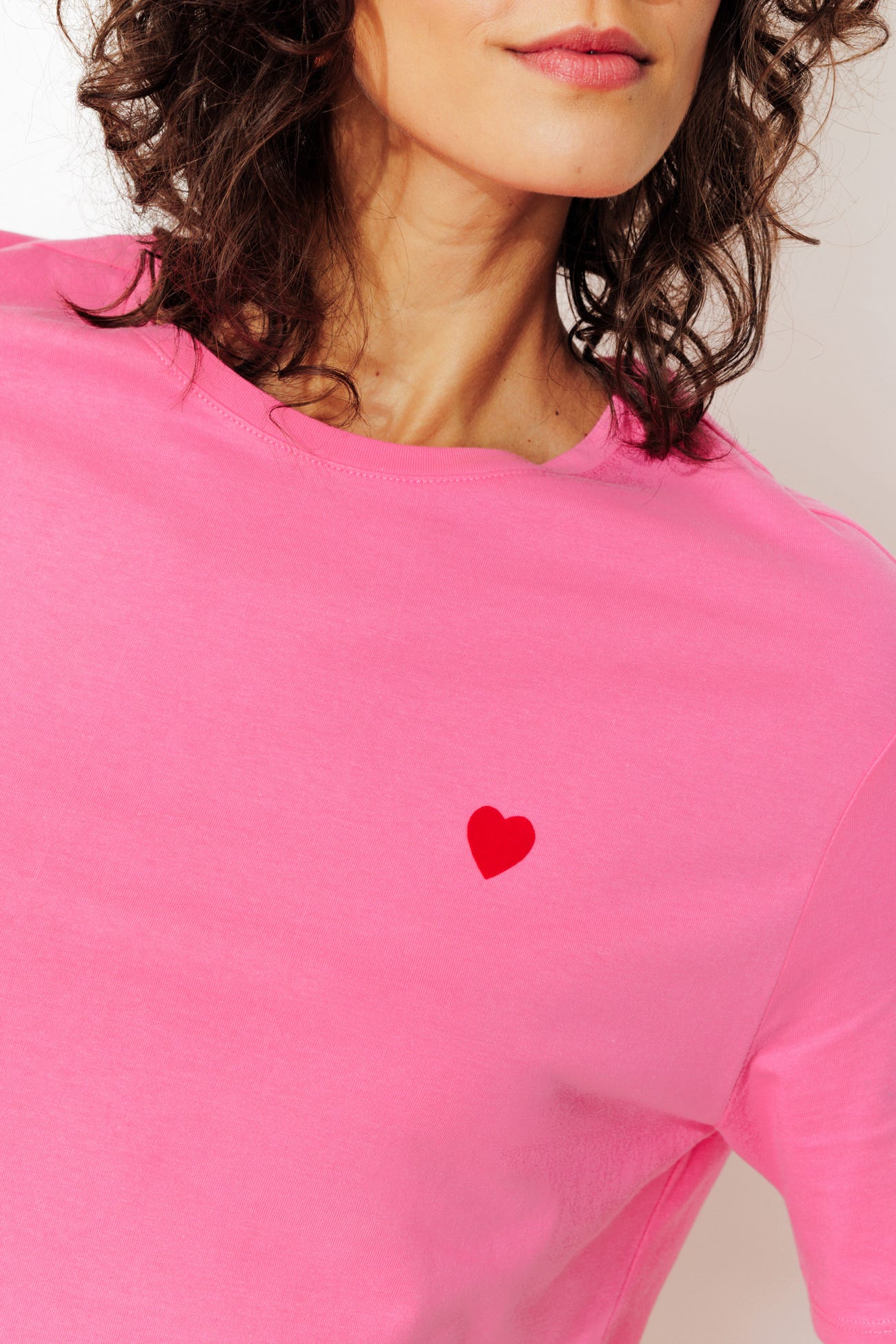 Robe-t-shirt cœur Femme