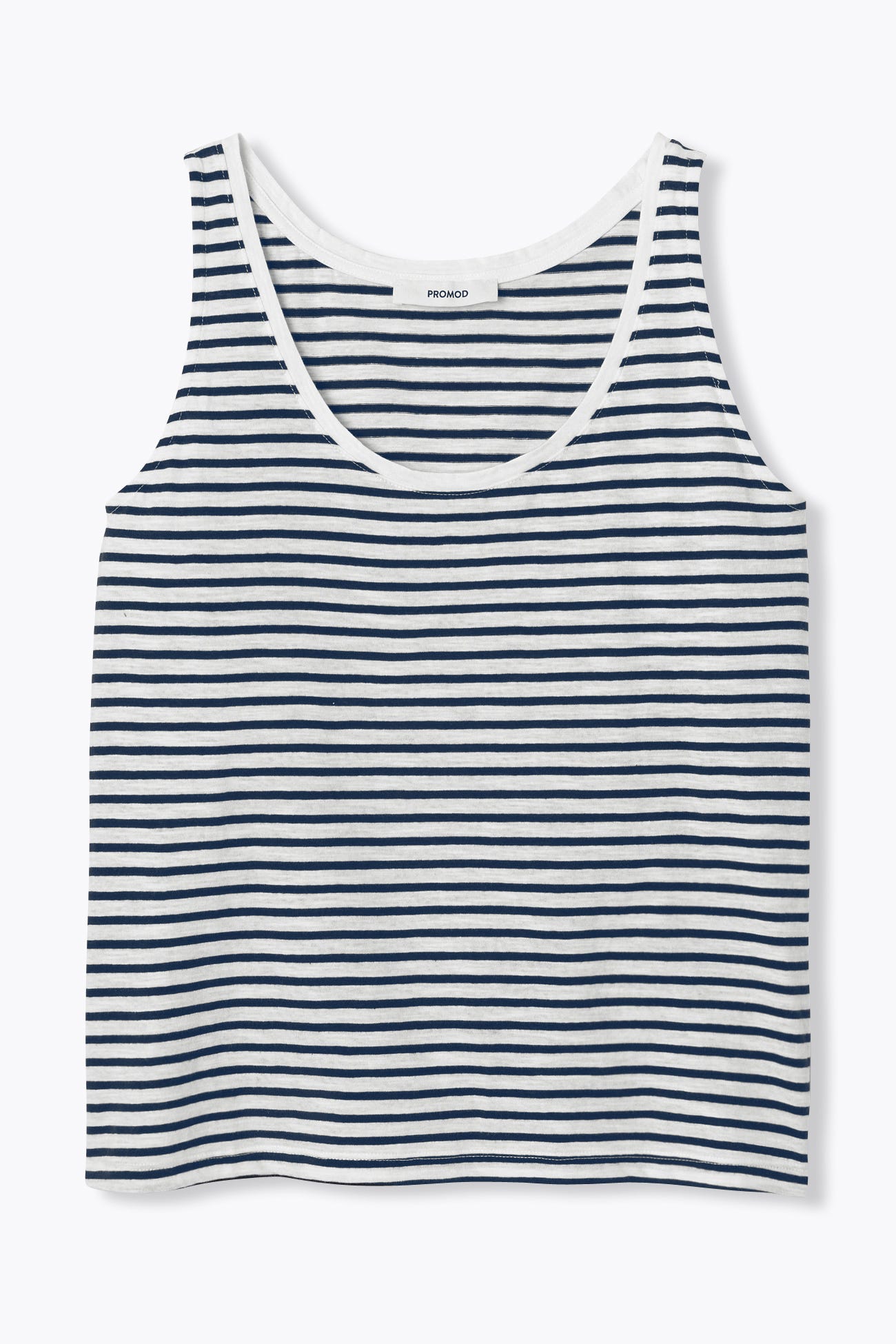 Débardeur rayé en coton Femme