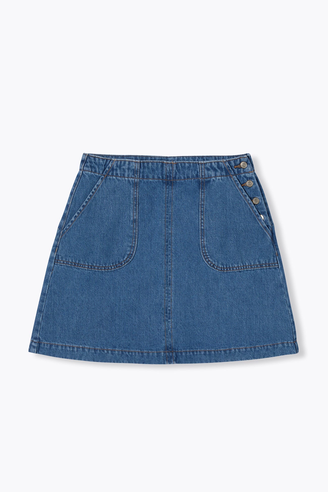 Mini-jupe en jean Femme