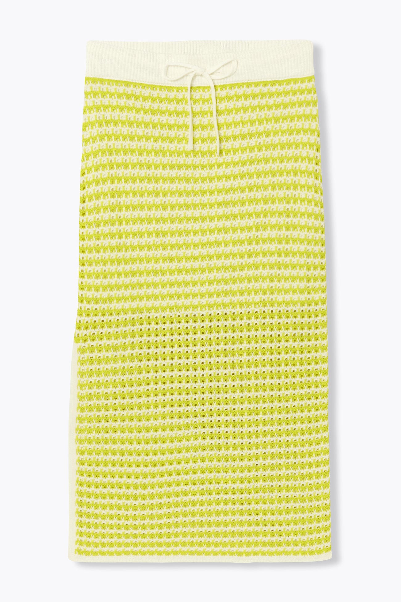 Jupe midi en crochet Femme