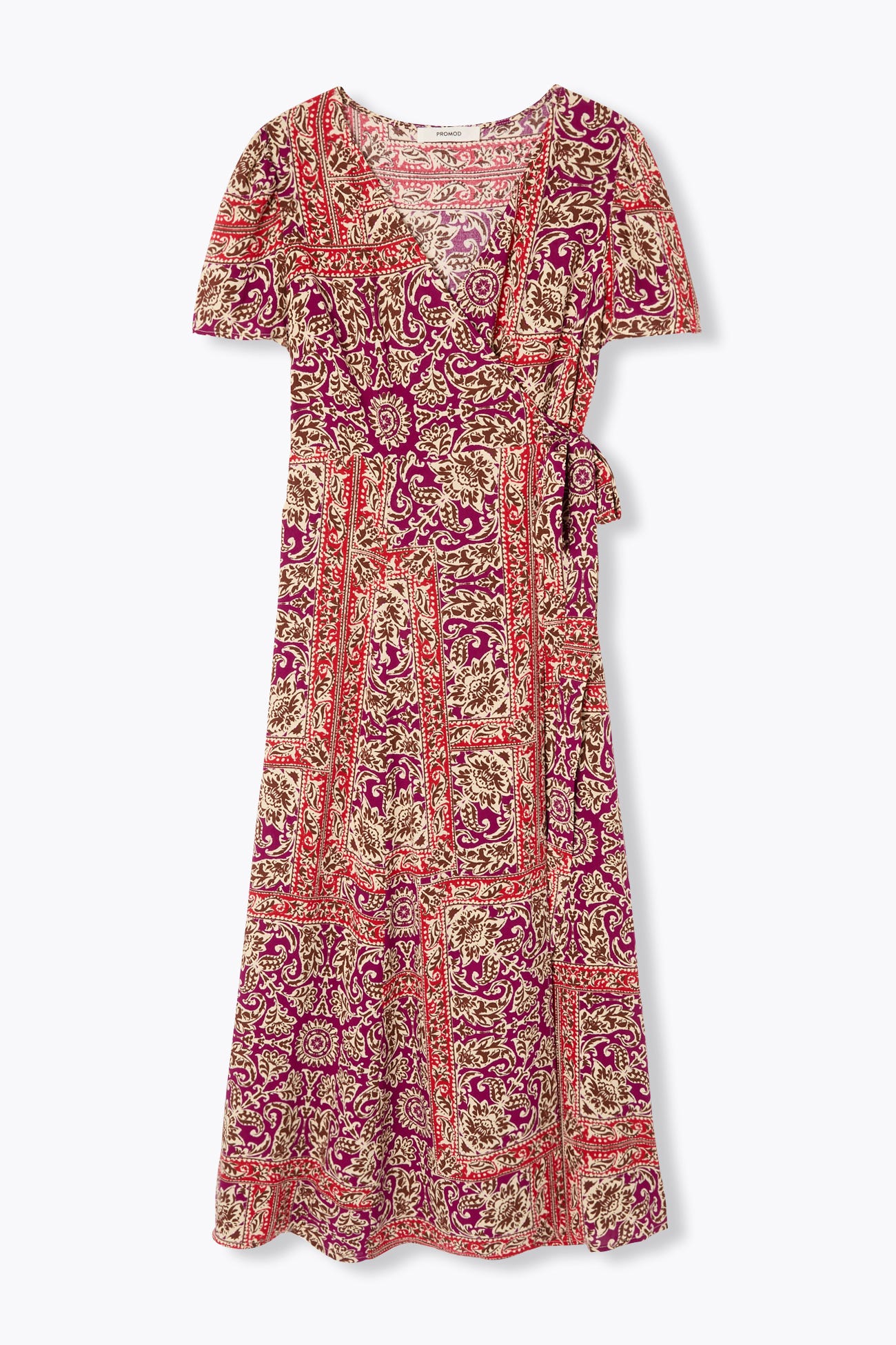 Long crossover dress