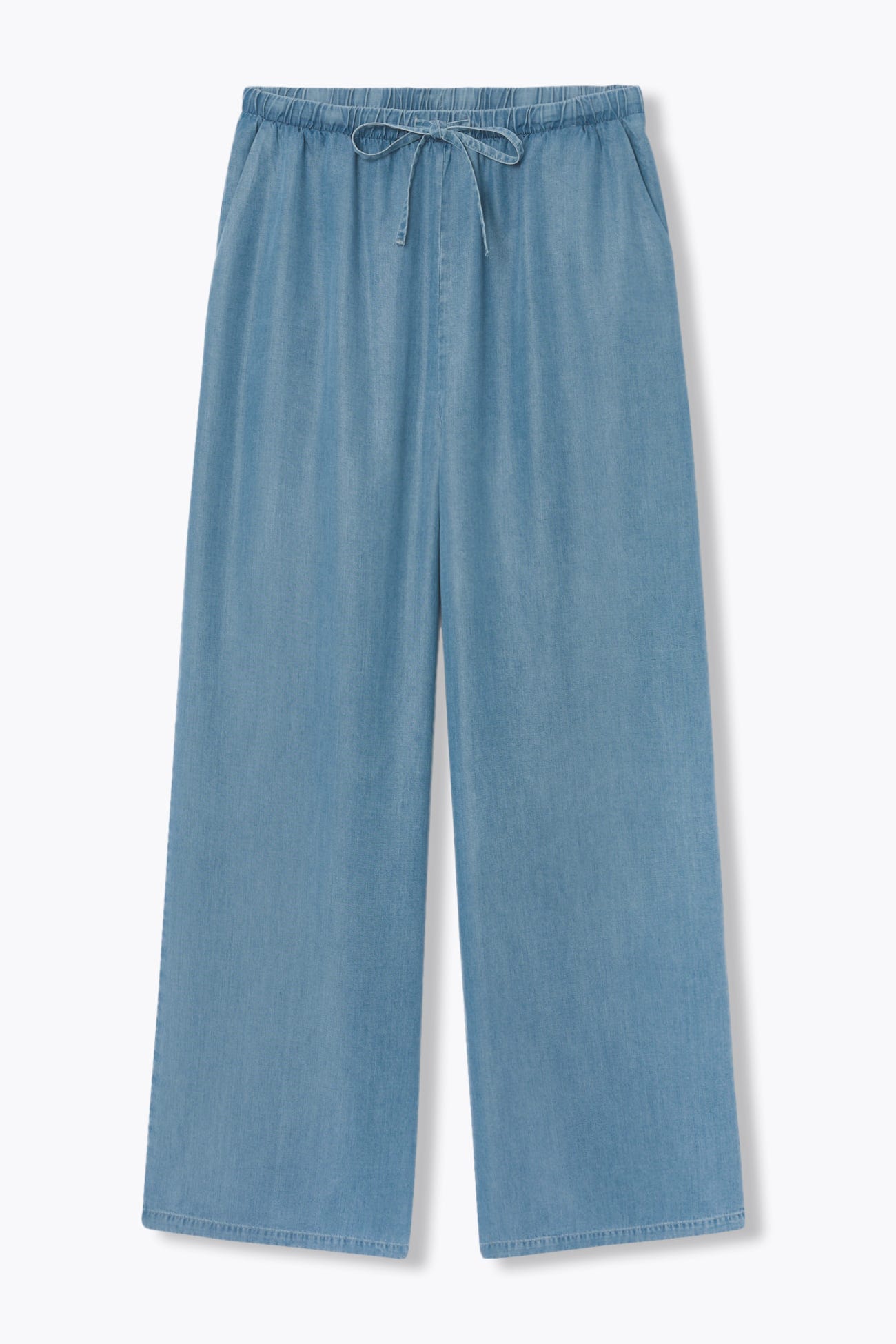 Pantalon large en lyocell