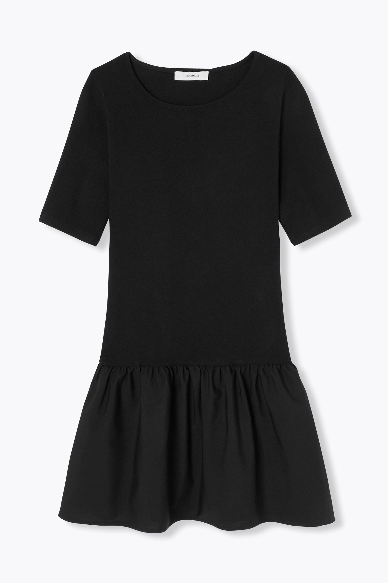 Striped t-shirt dress - Black Striped t-shirt dress - Black