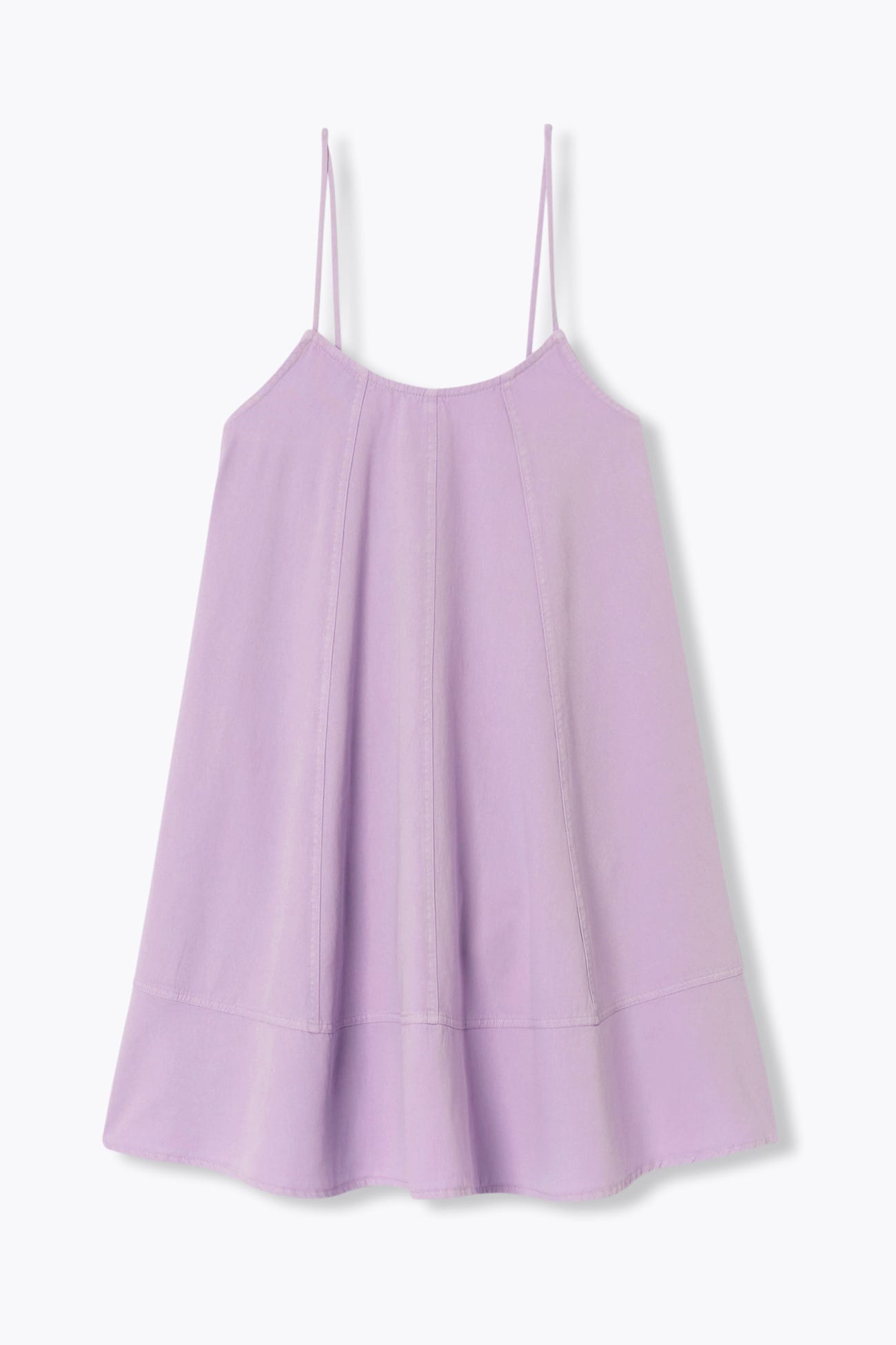 Robe courte à fines bretelles