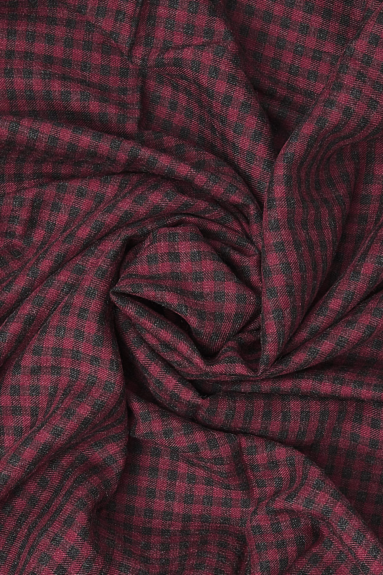 Coupon à carreaux en viscose