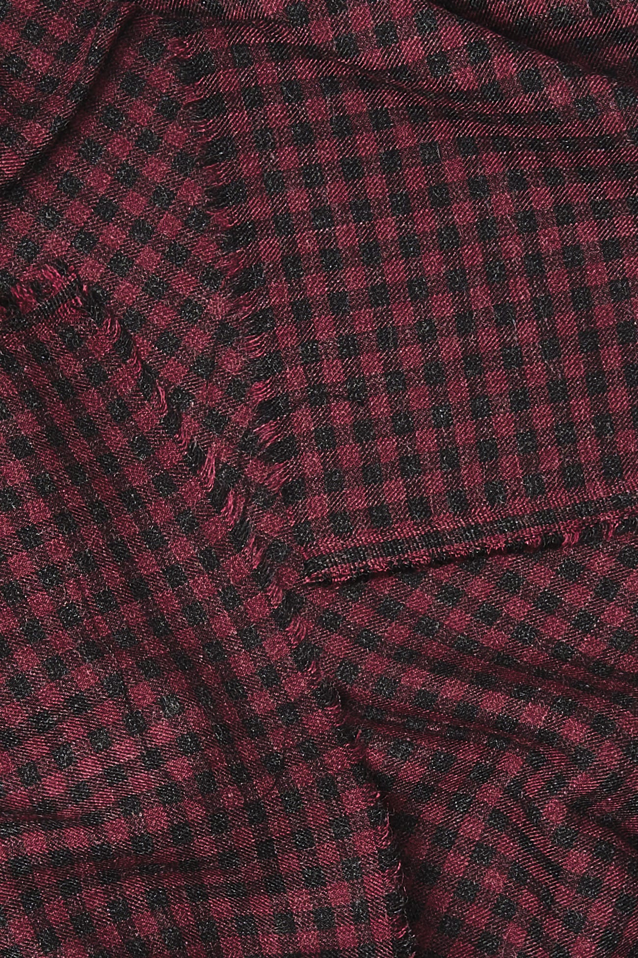 Coupon à carreaux en viscose