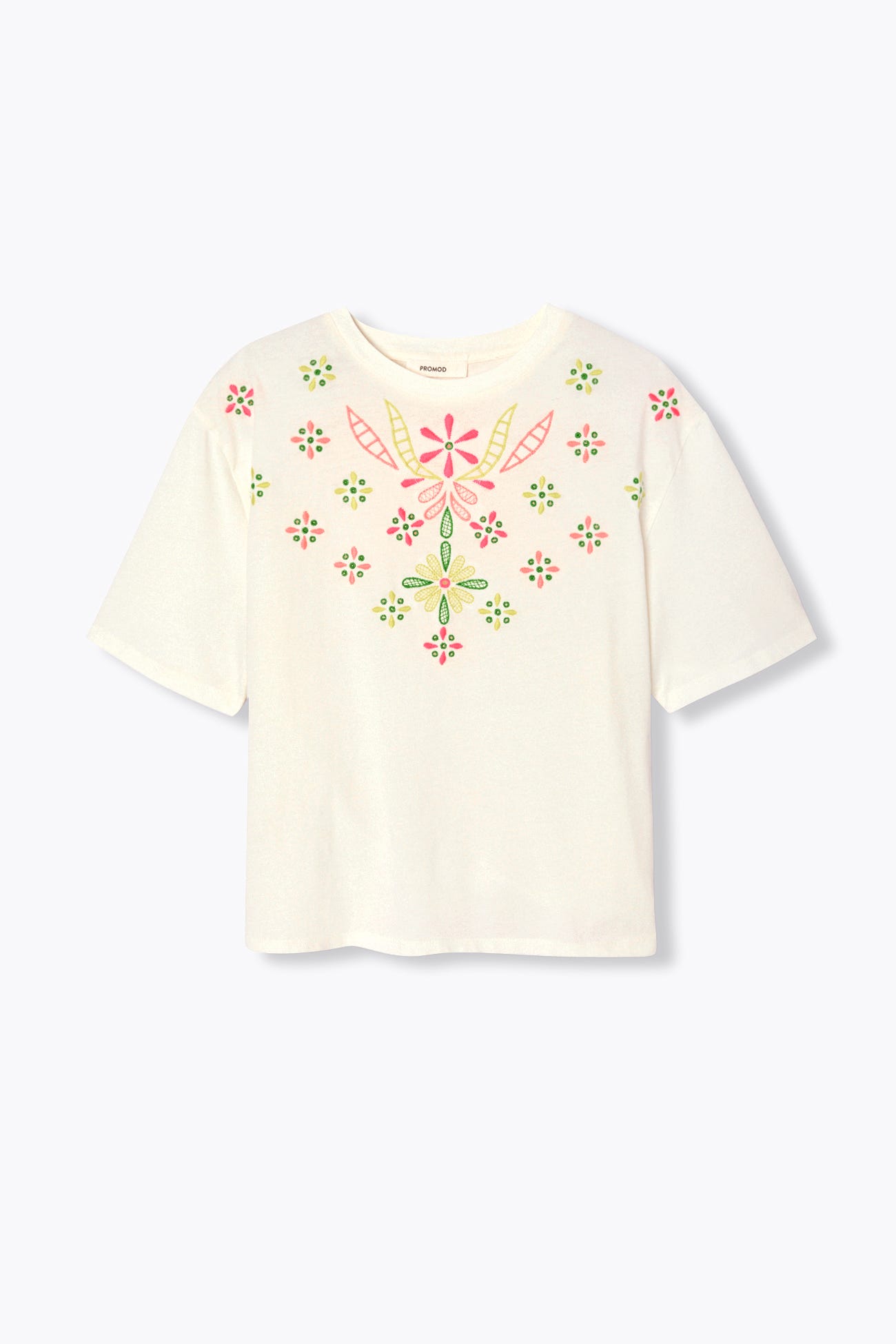 T-shirt brodé Femme