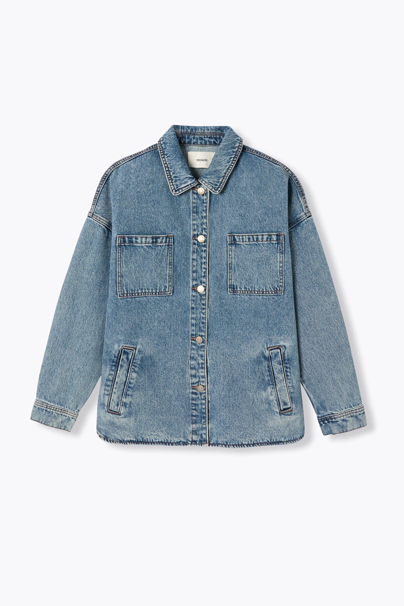 Veste surchemise en jean Femme