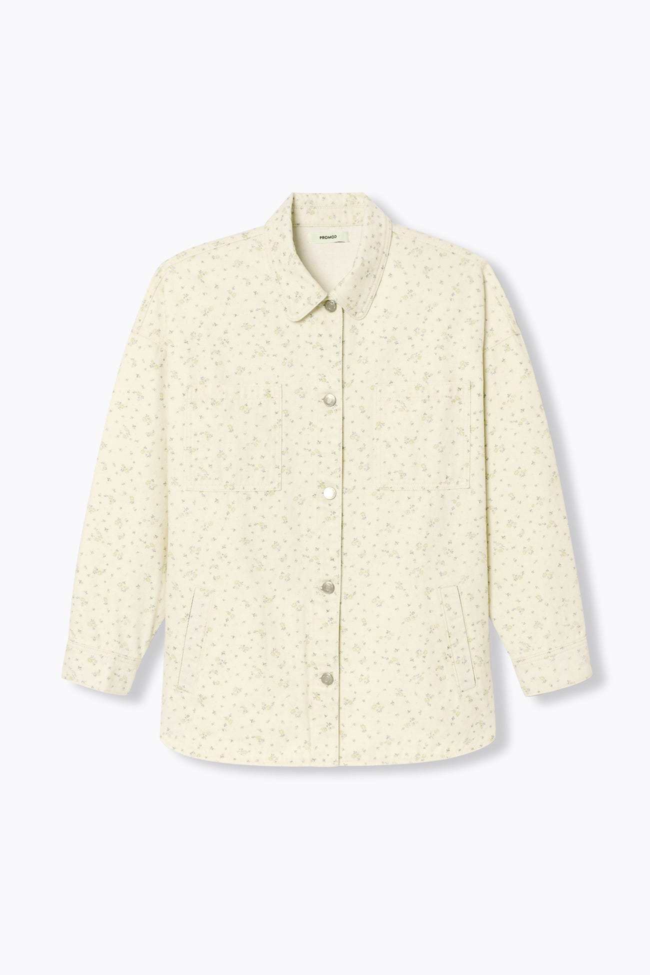 Veste surchemise à fleurs