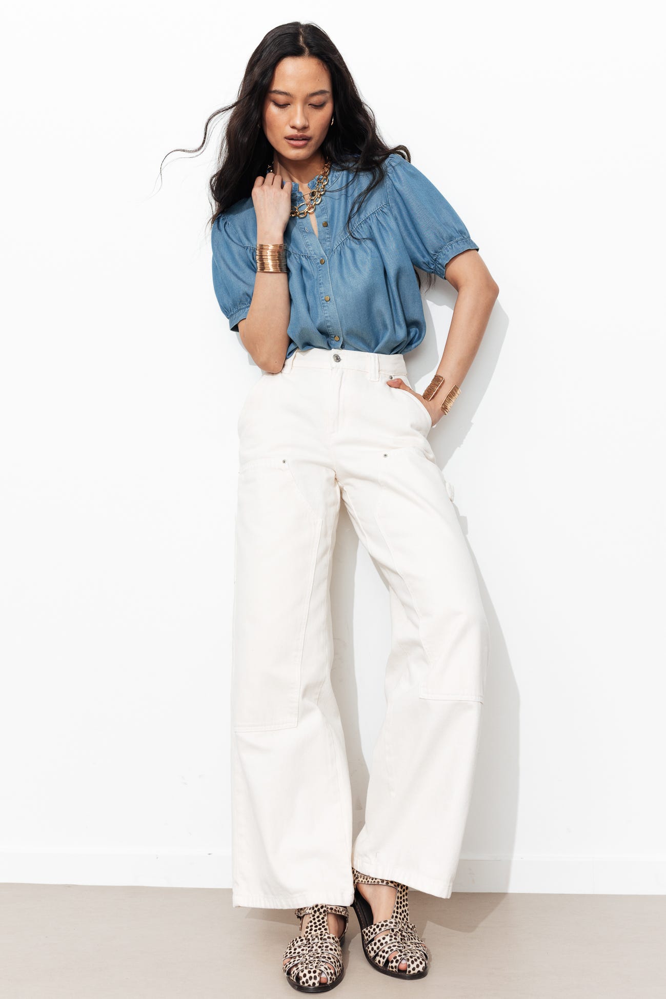 Chemisier col Victorien Femme