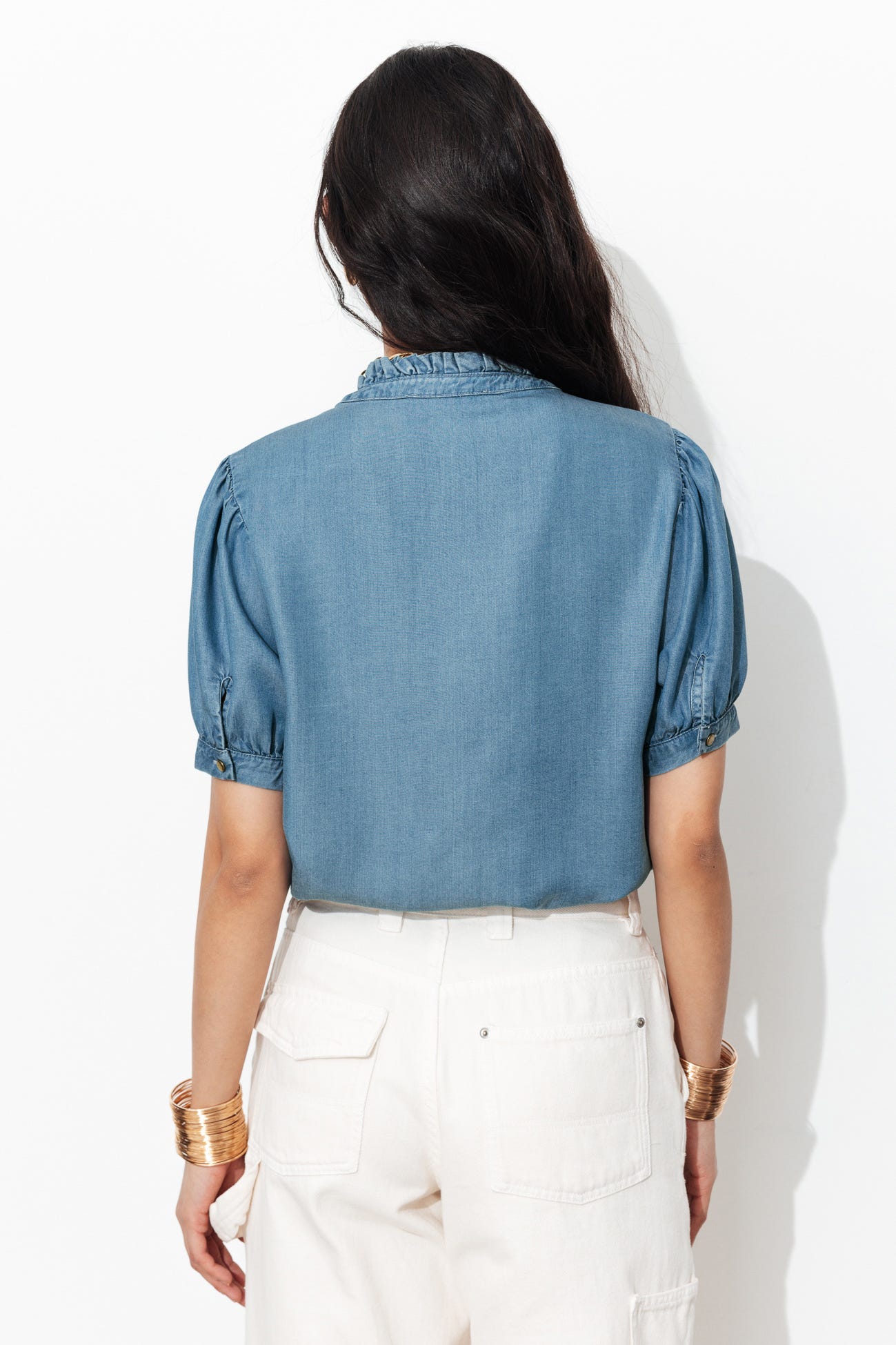 Chemisier col Victorien Femme