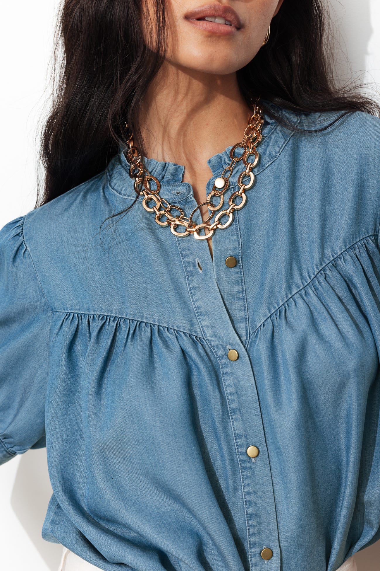 Chemisier col Victorien Femme