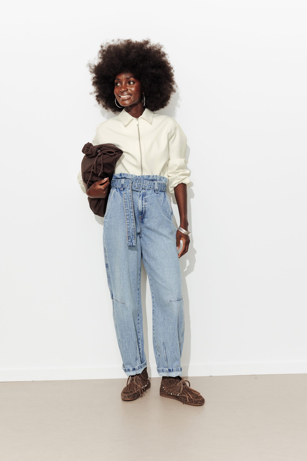 Veste courte boule Femme