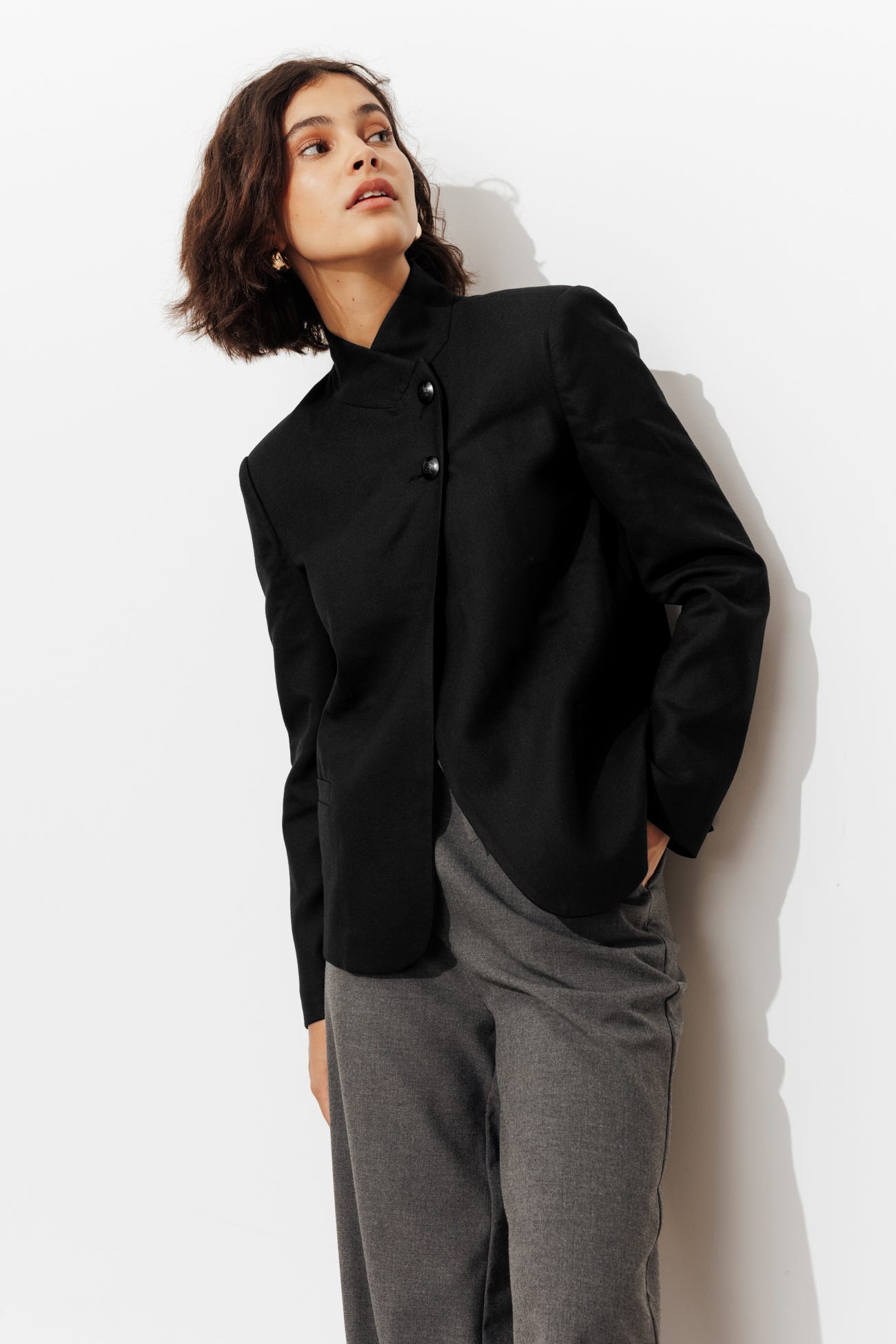 Veste col montant Femme