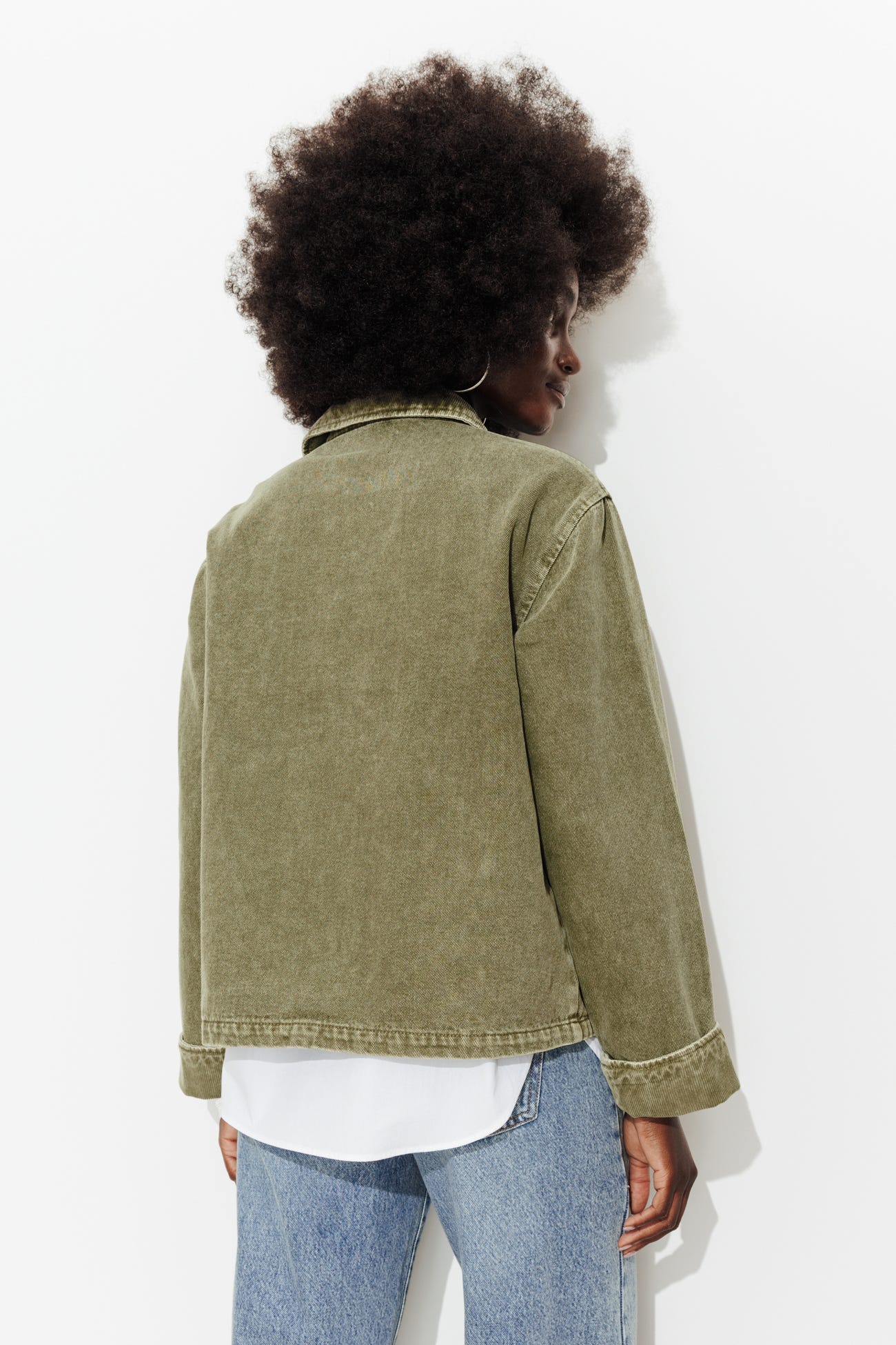 Giacca workwear in jeans