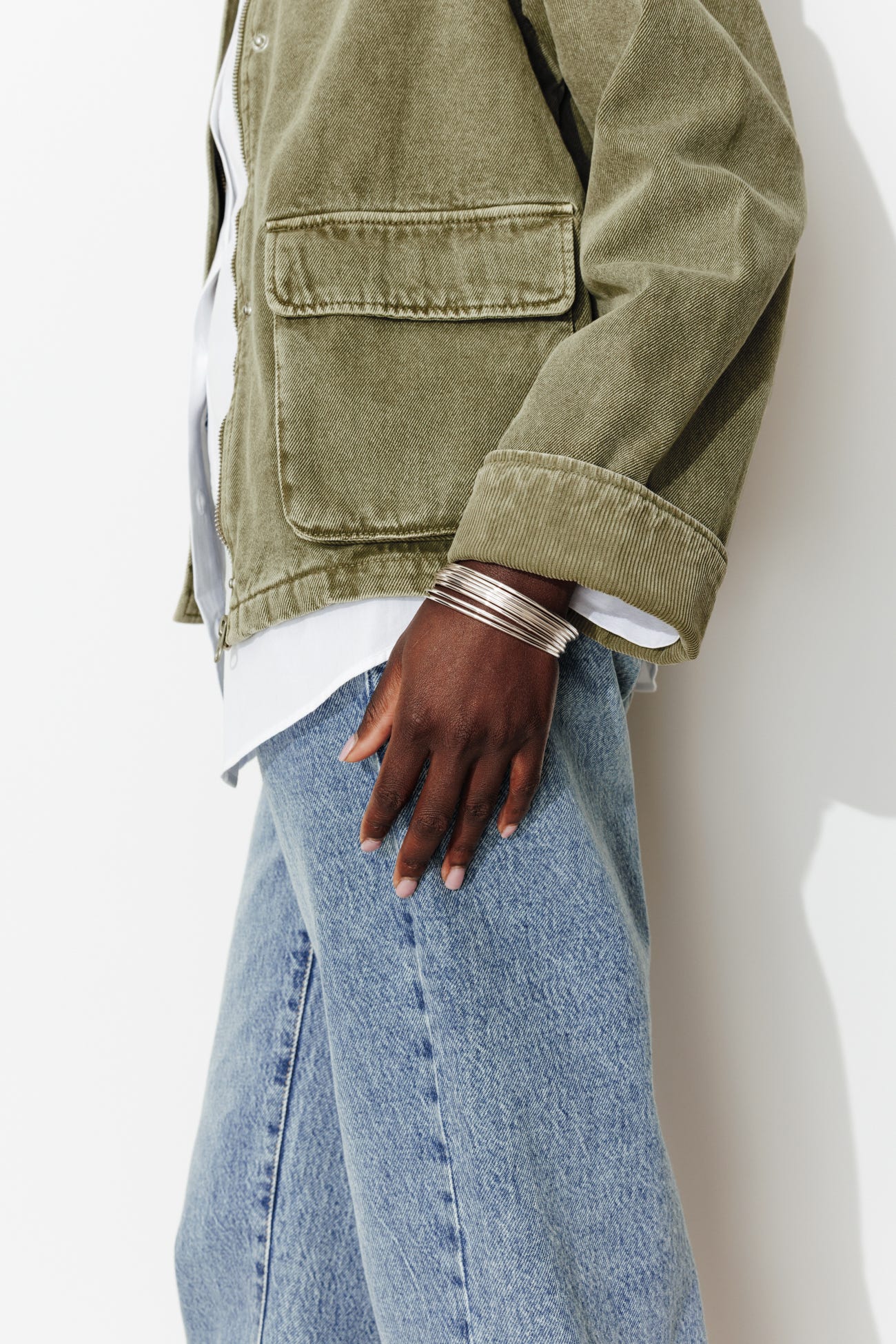 Giacca workwear in jeans