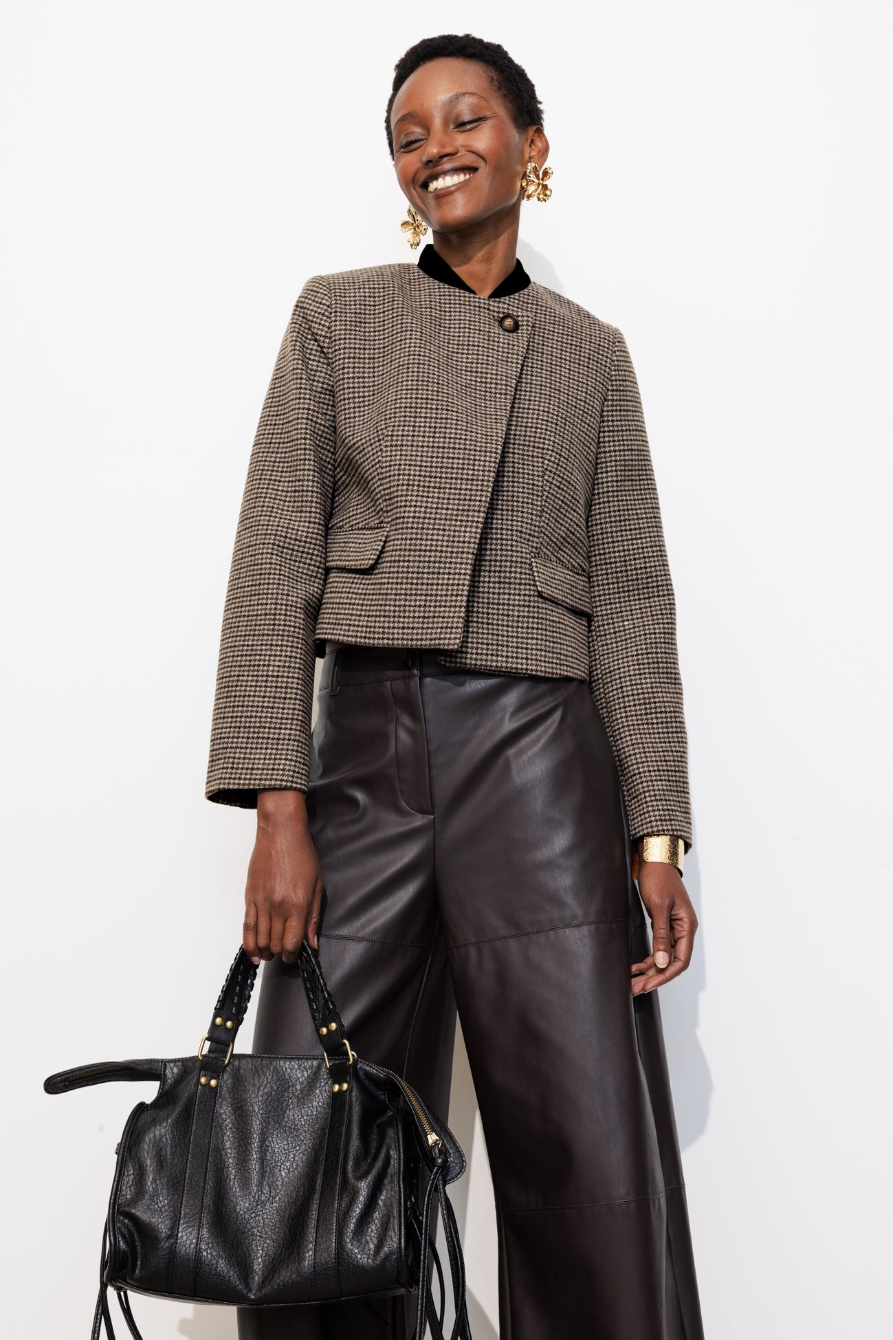 Veste courte croisée Femme