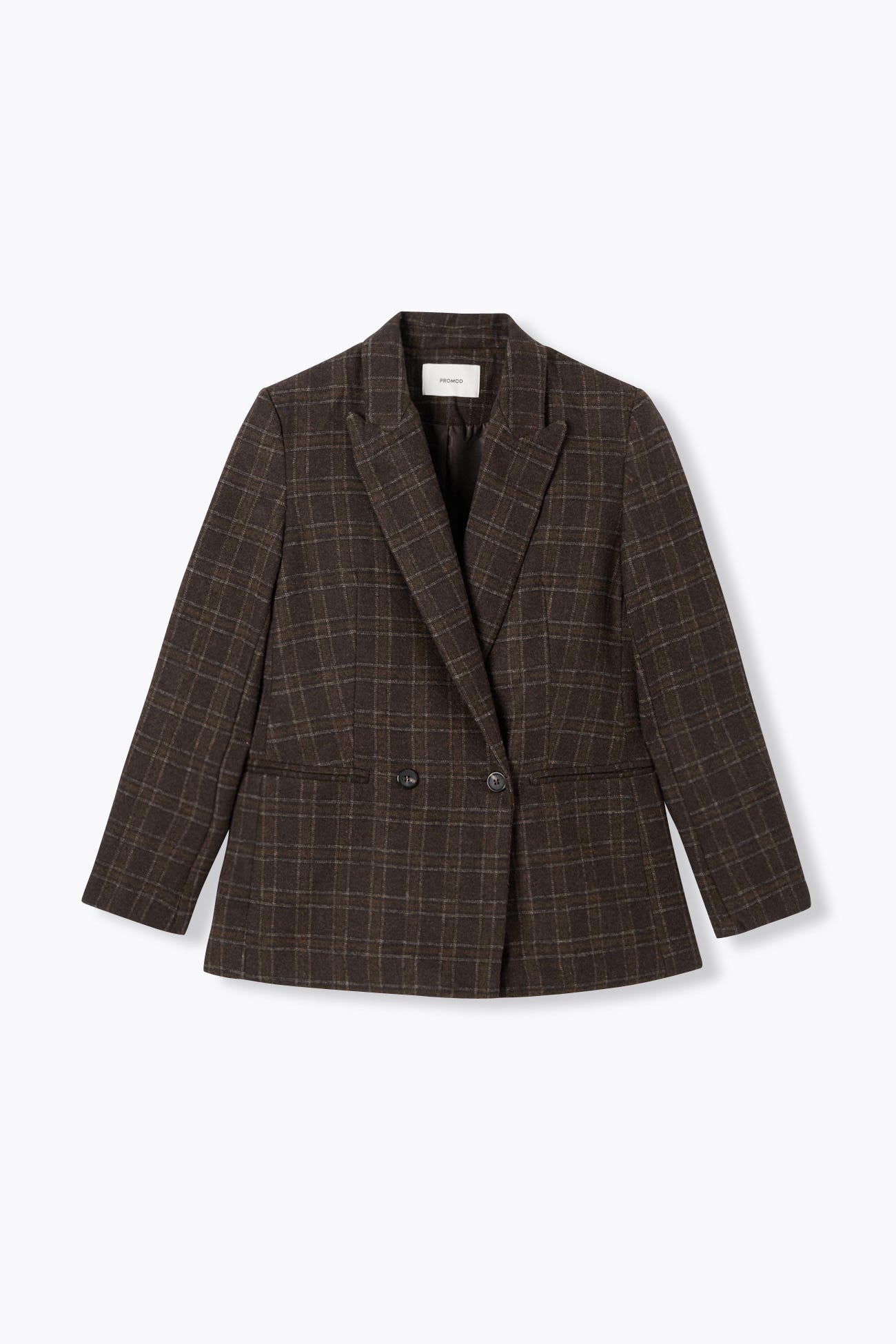 Veste blazer à carreaux Femme