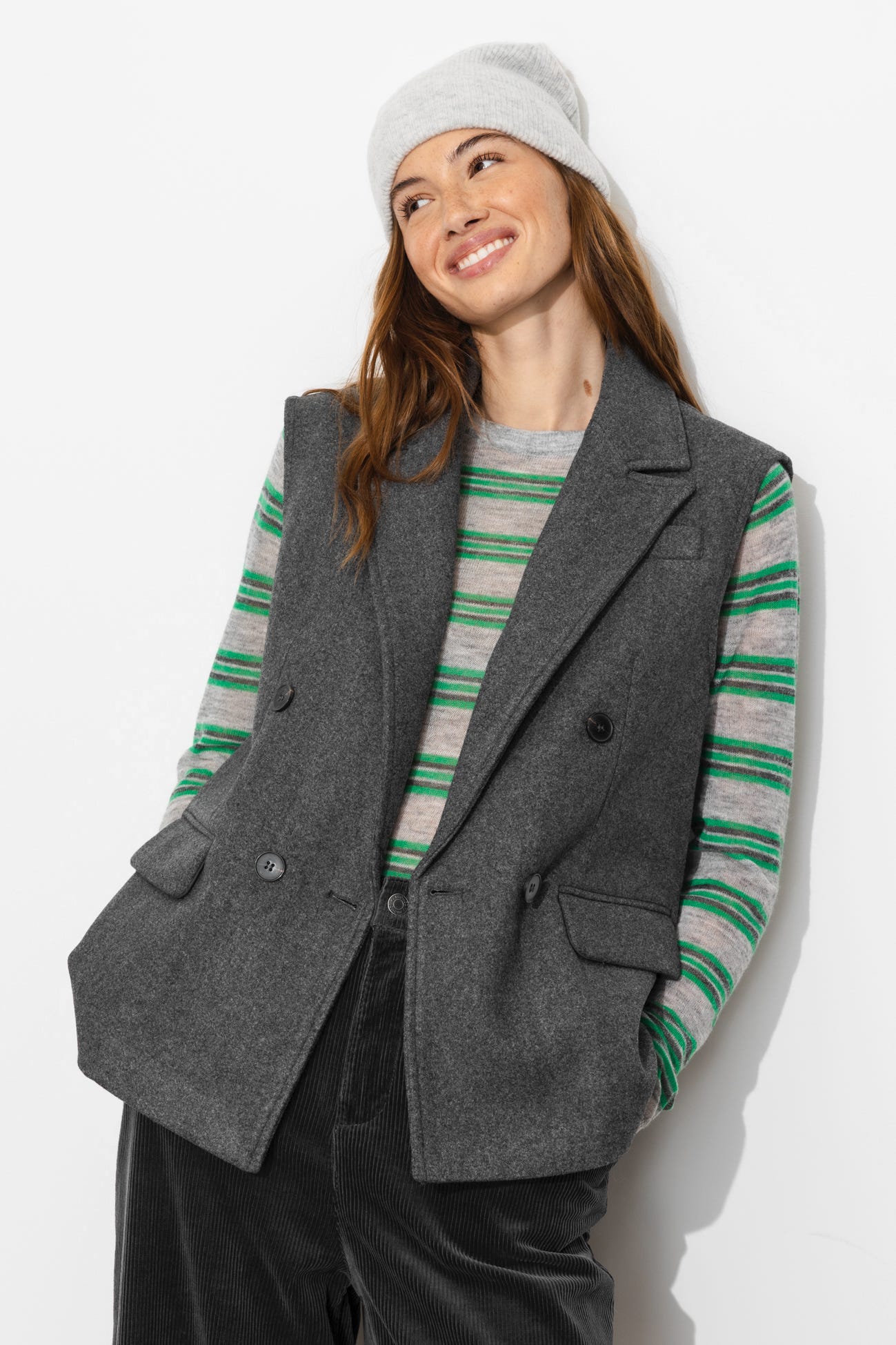 Ärmelloser Blazer