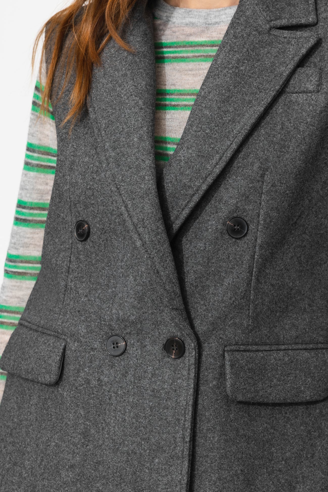 Ärmelloser Blazer