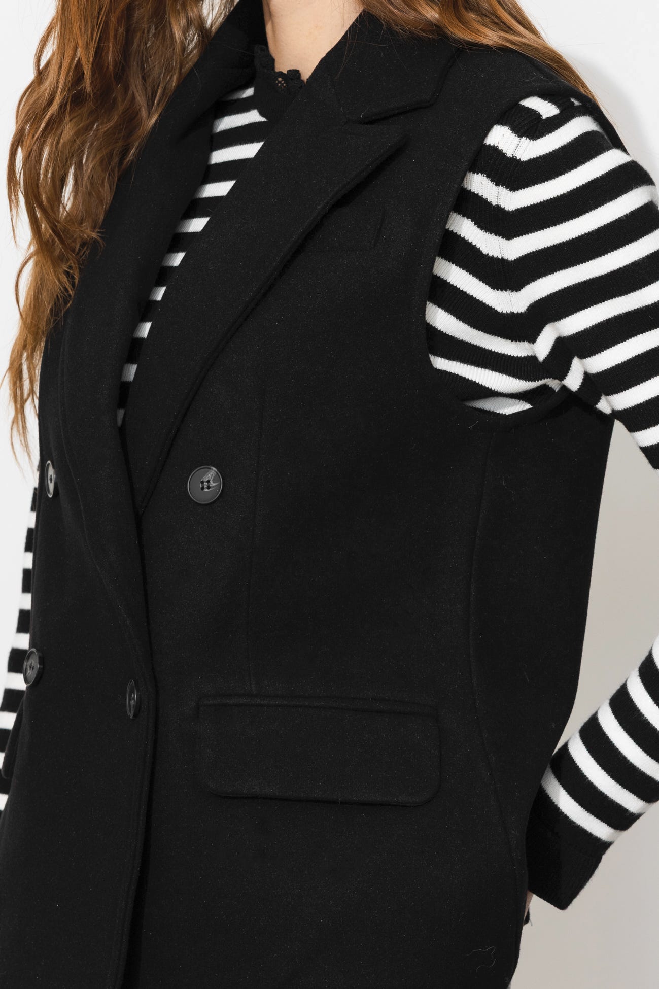 Ärmelloser Blazer