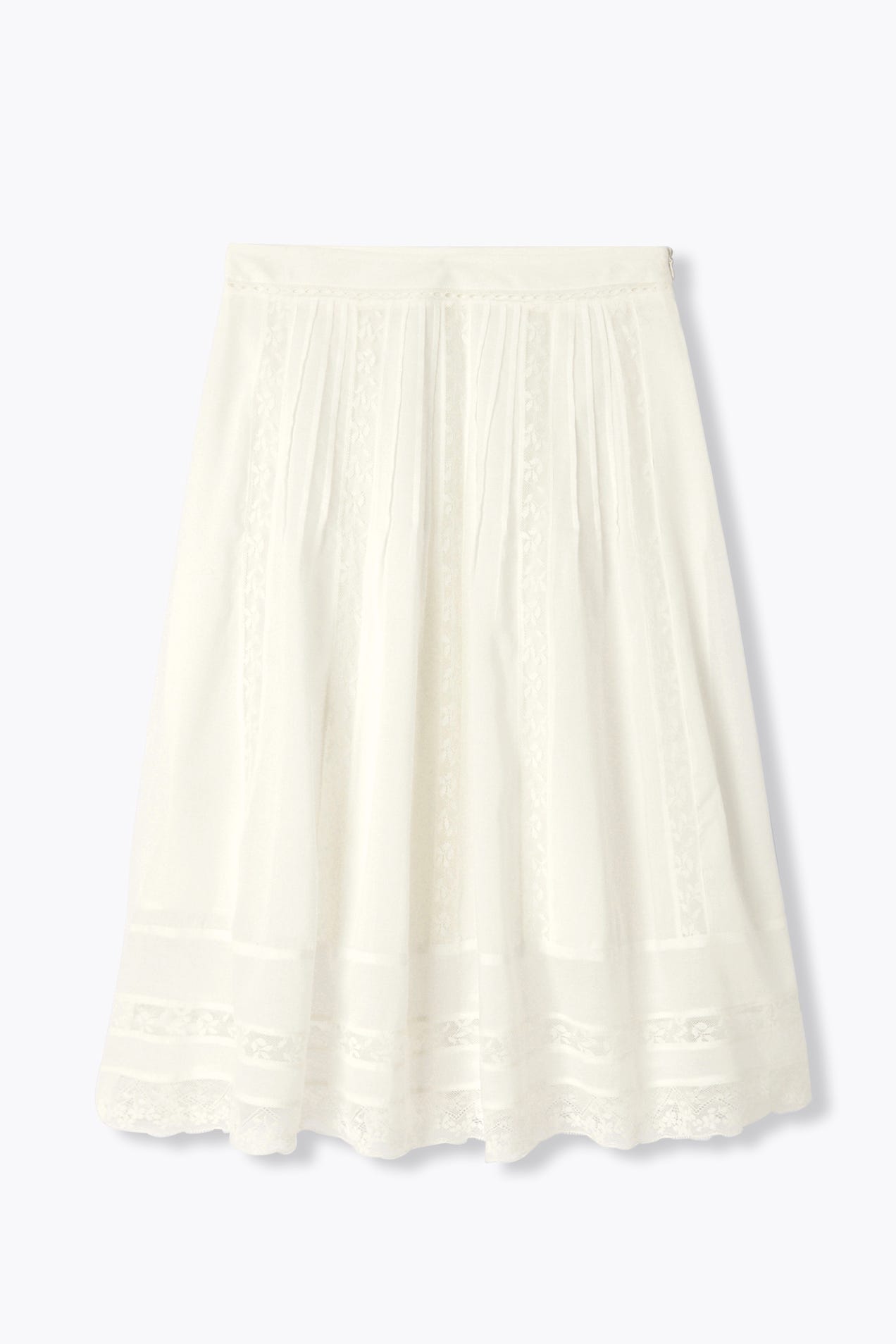 Jupe midi plissée Femme