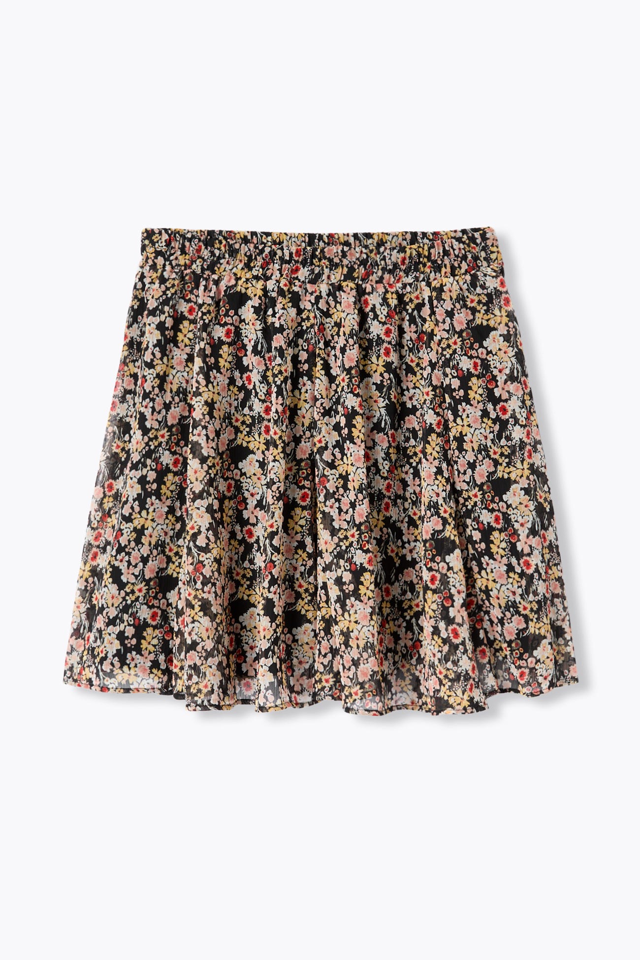 Falda corta estampada