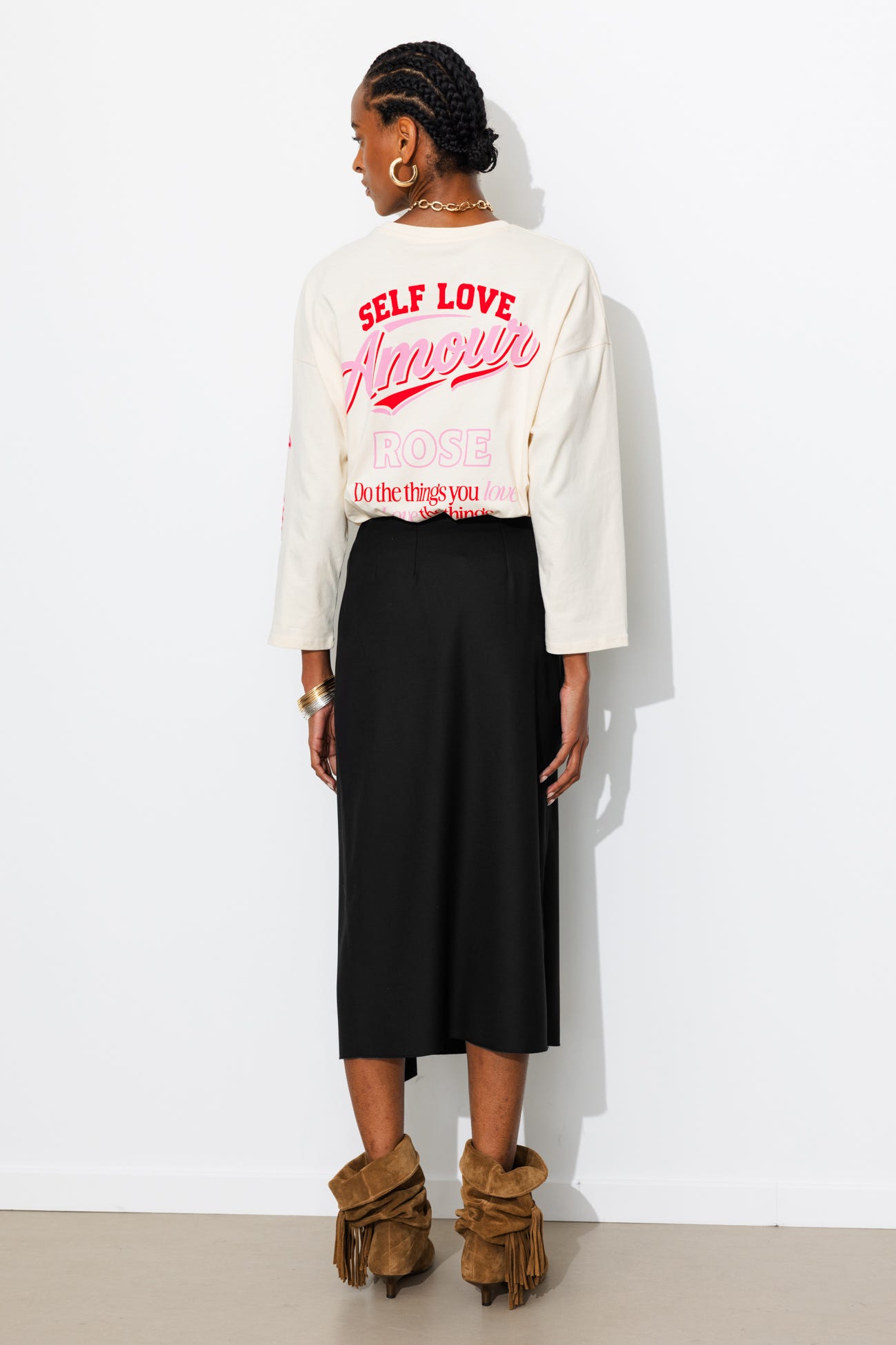 ARCHIVES midi skirt