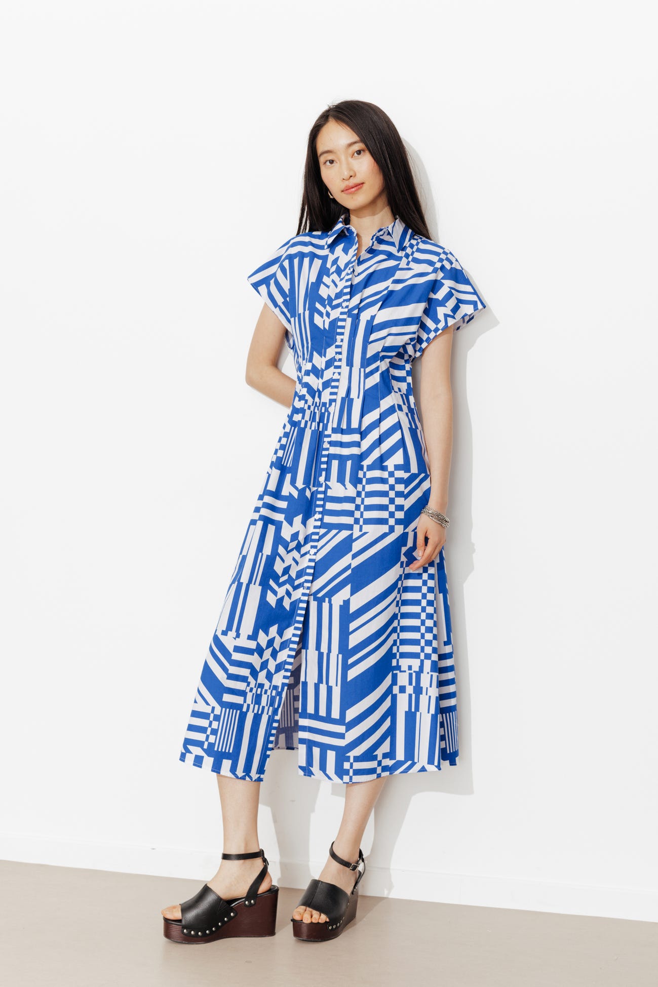 Robe-chemise imprimée Femme