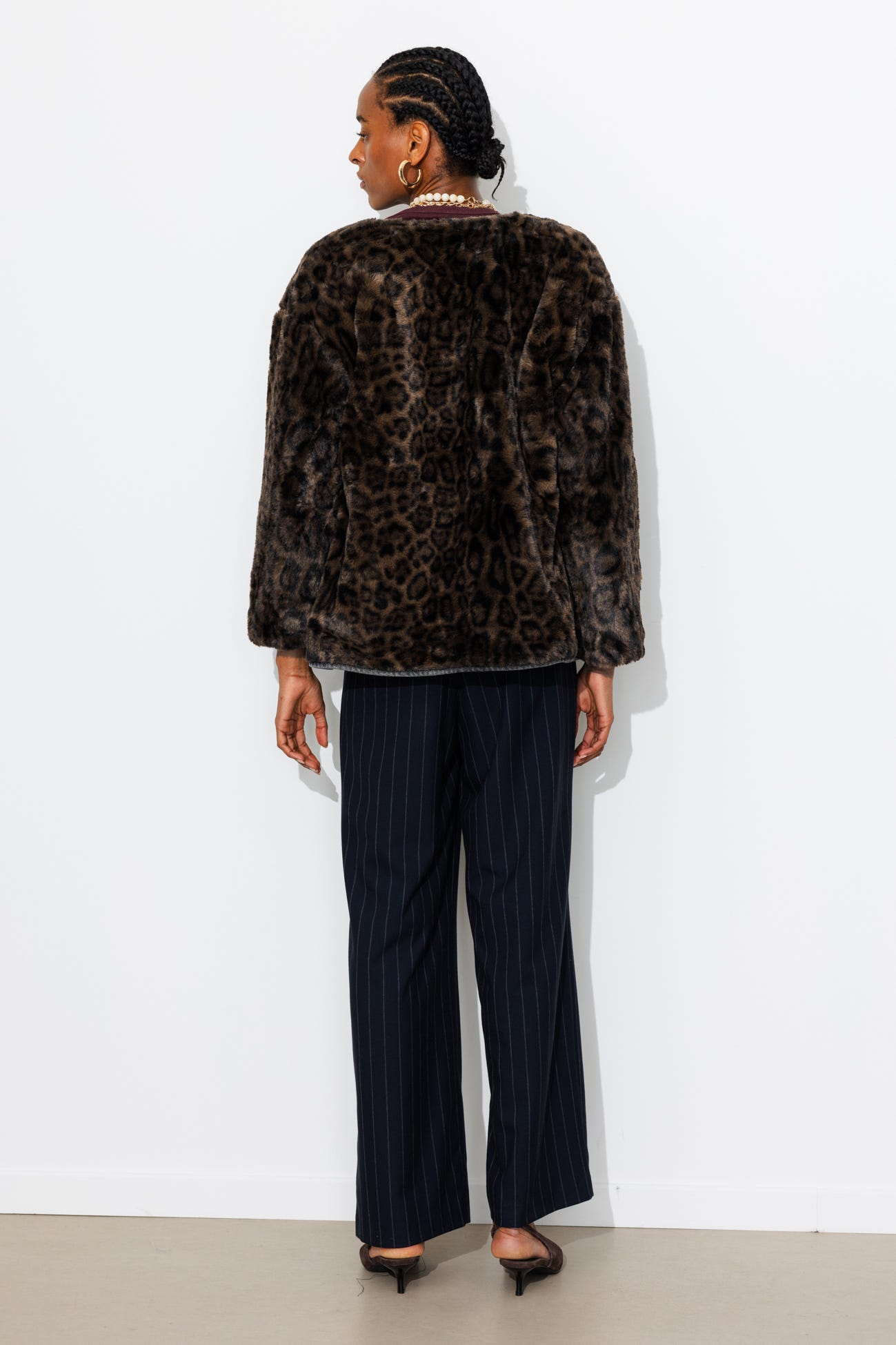 Cappotto corto reversibile