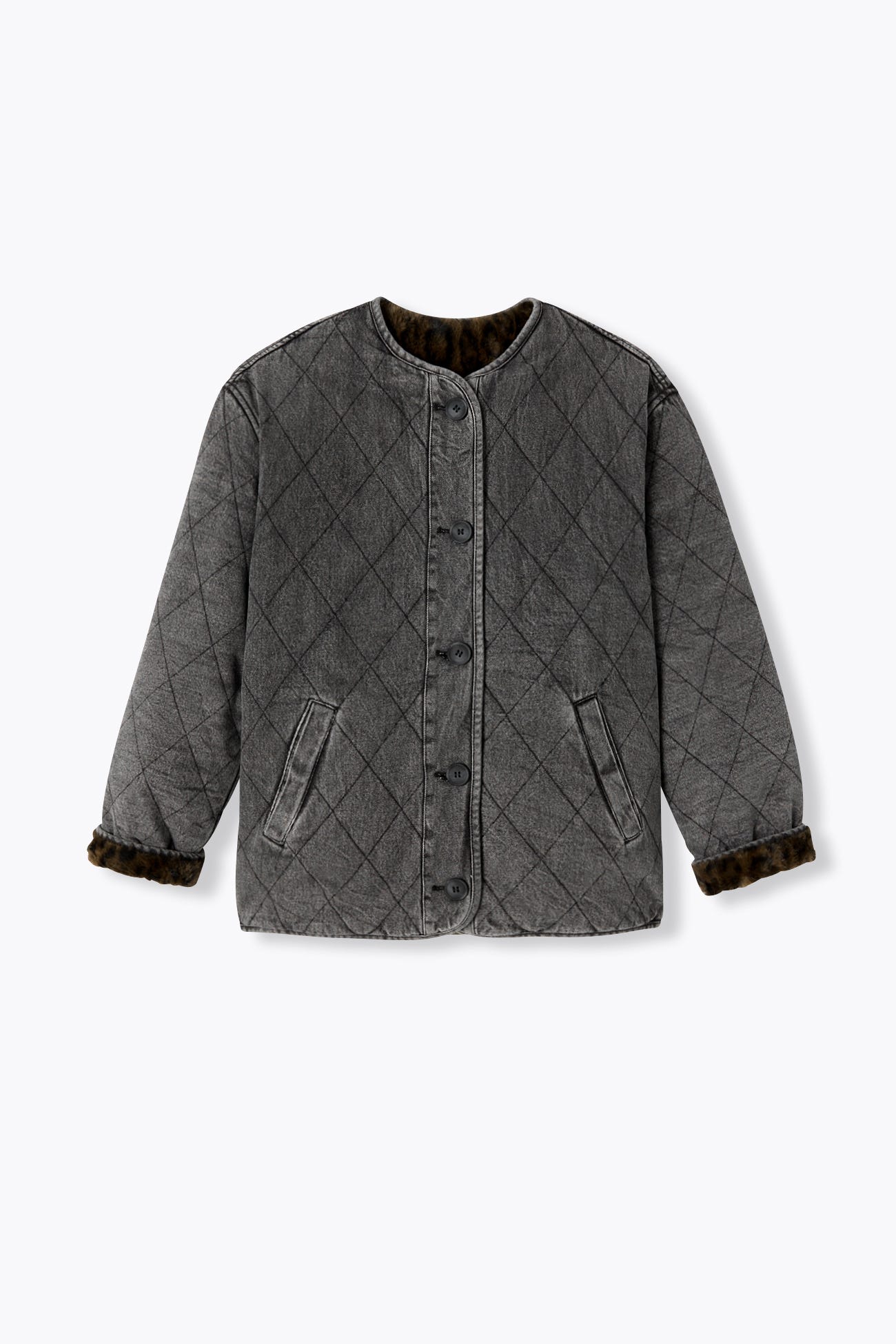 Cappotto corto reversibile