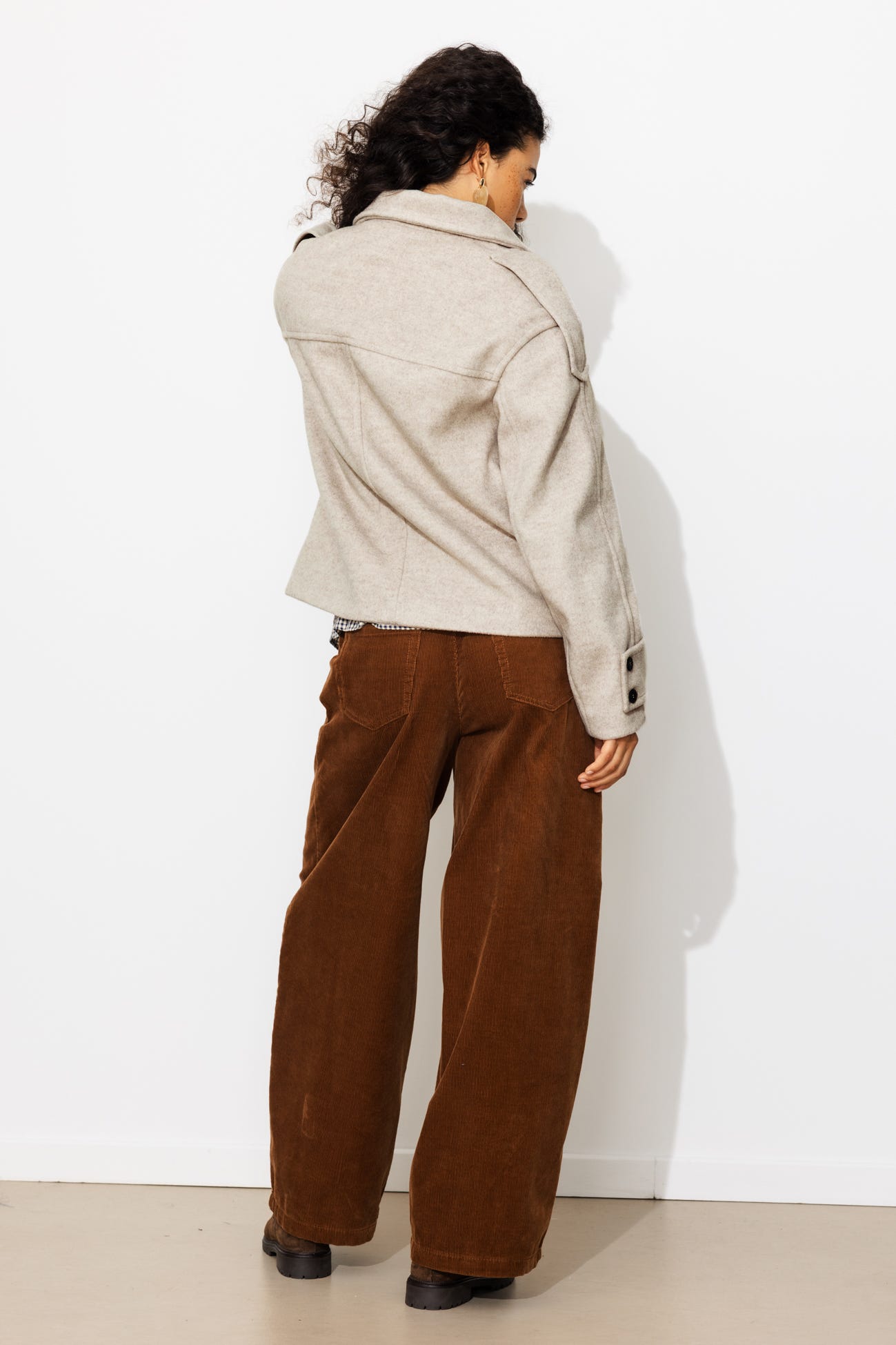 Cappotto corto e morbido Donna