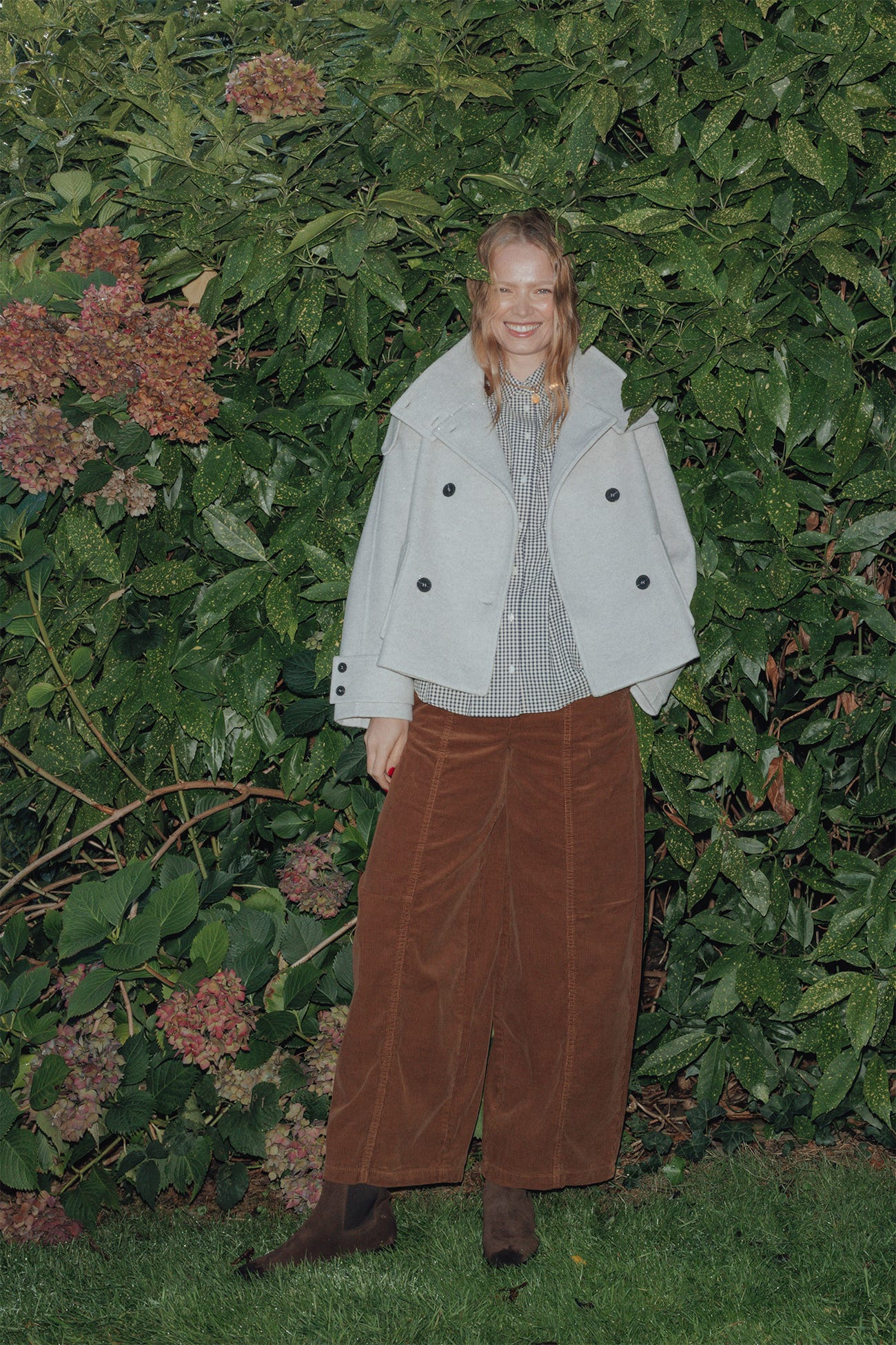 Manteau court et doux Femme