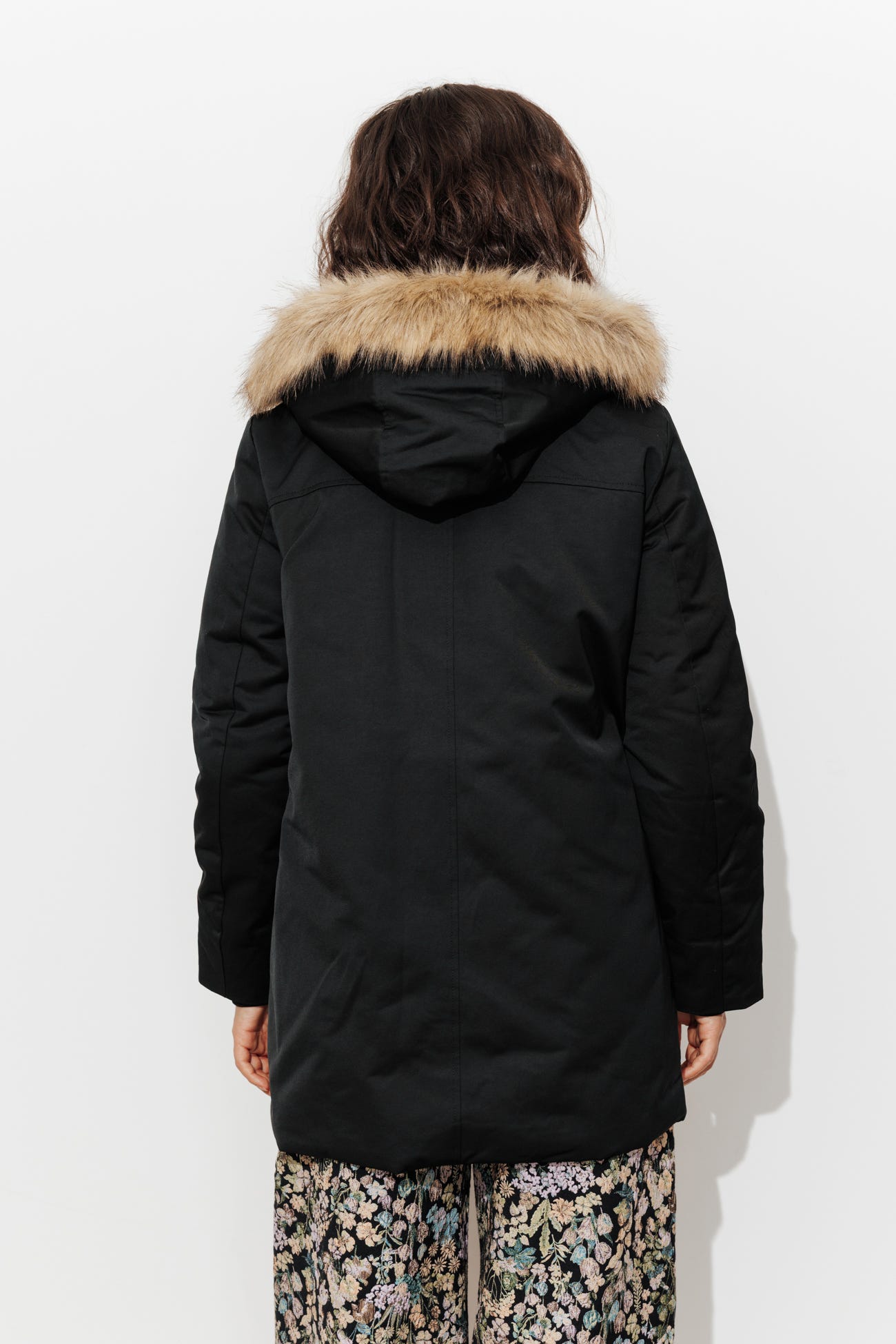 Parka chaude à capuche Femme