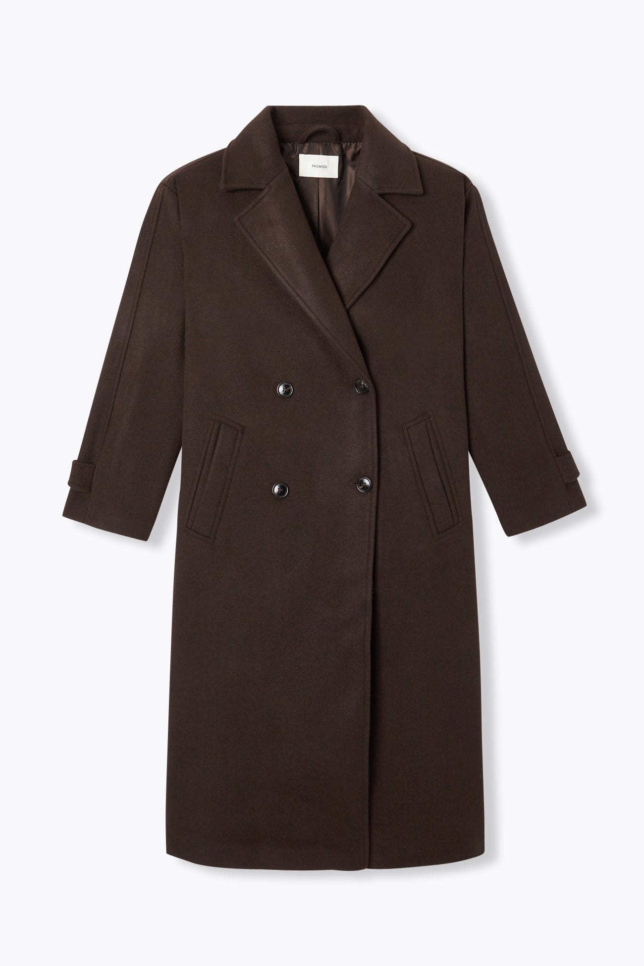 Long crossover coat