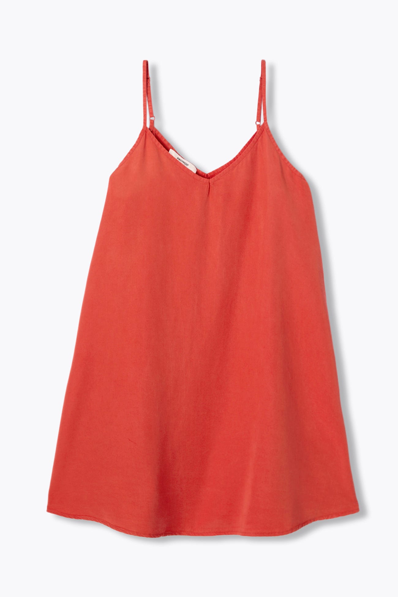 Robe courte à fines bretelles