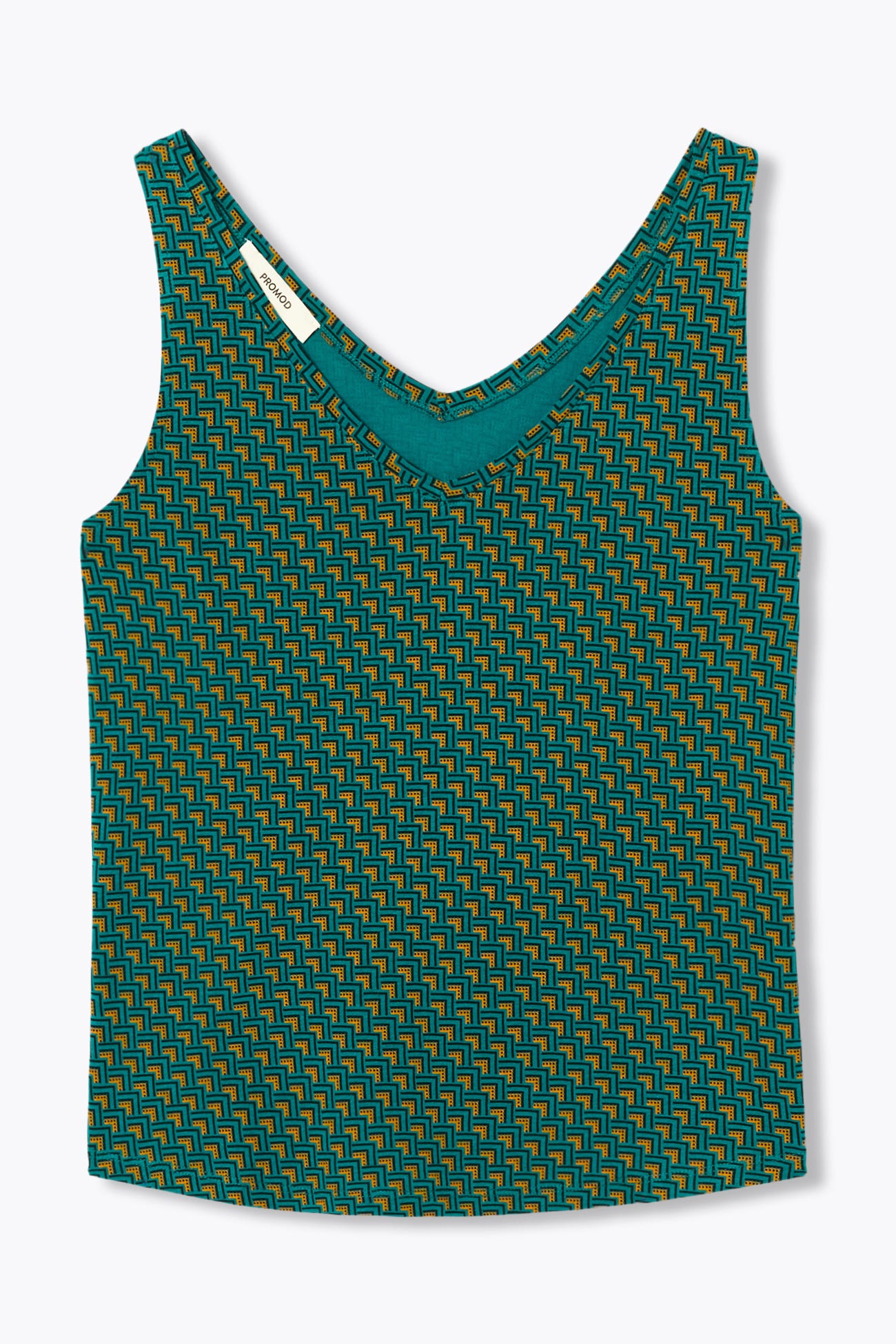 V-neck sleeveless top