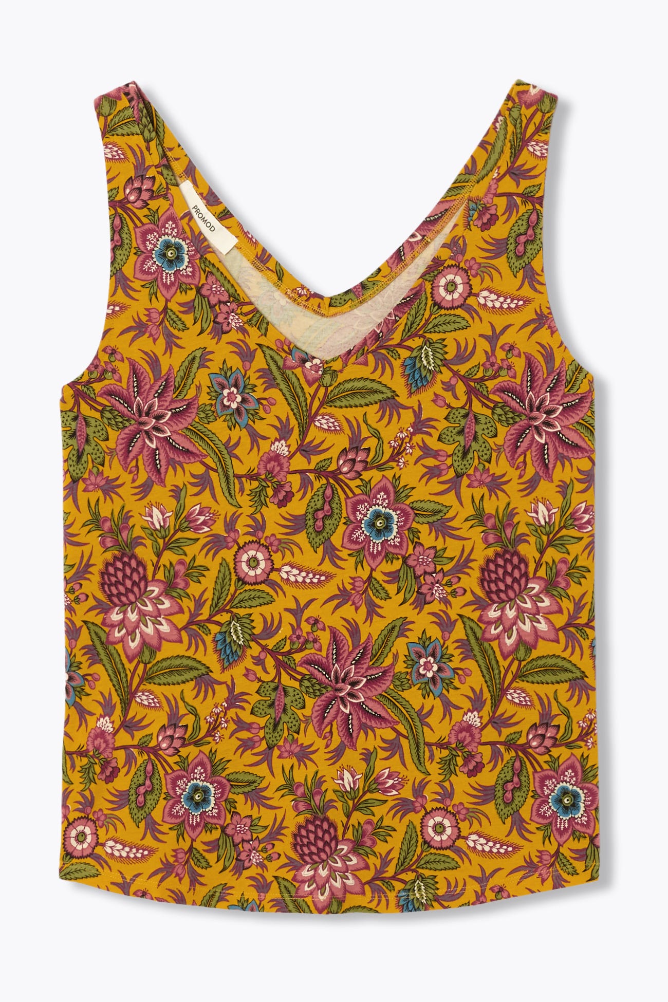 V-neck sleeveless top