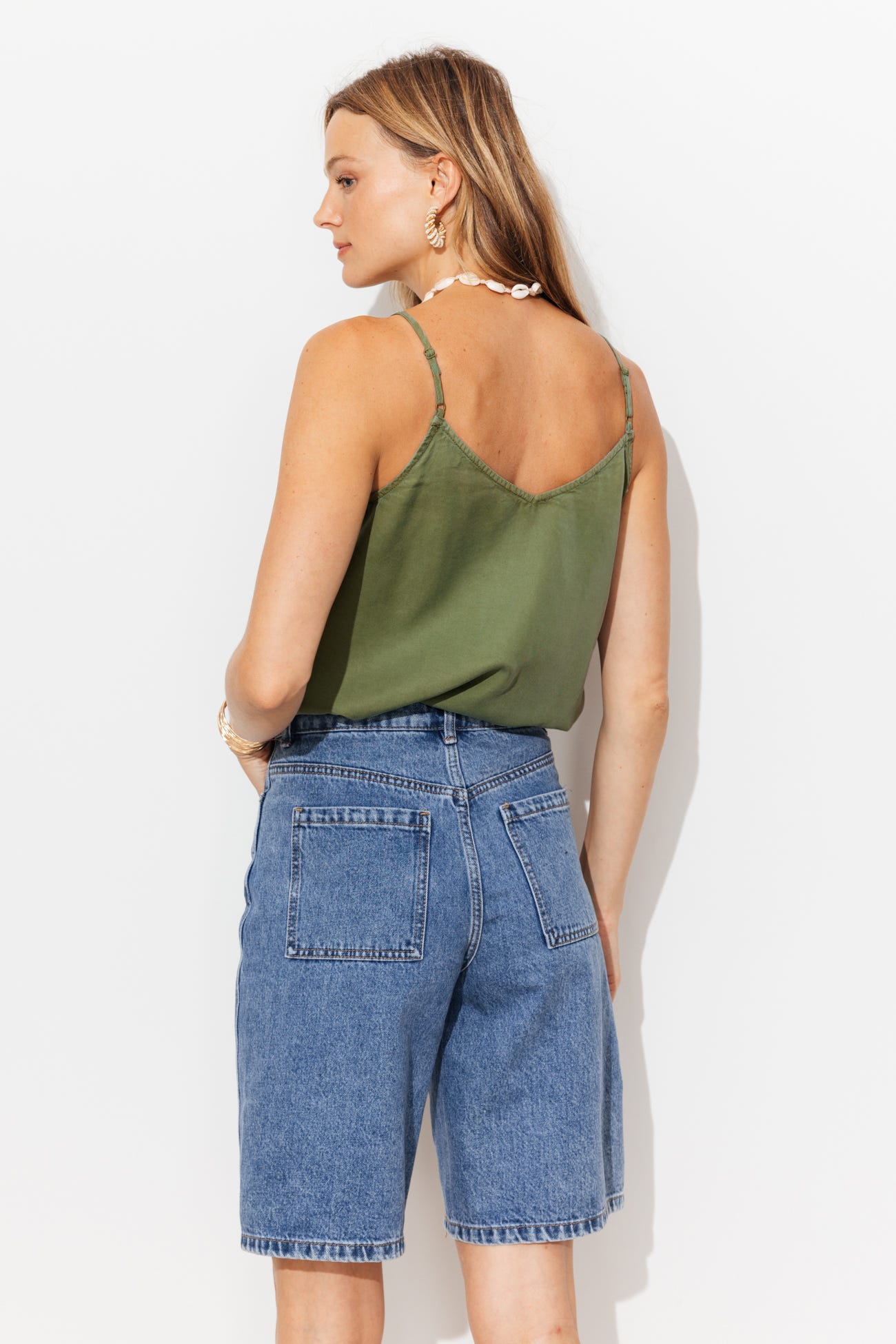 Lyocell strappy top 