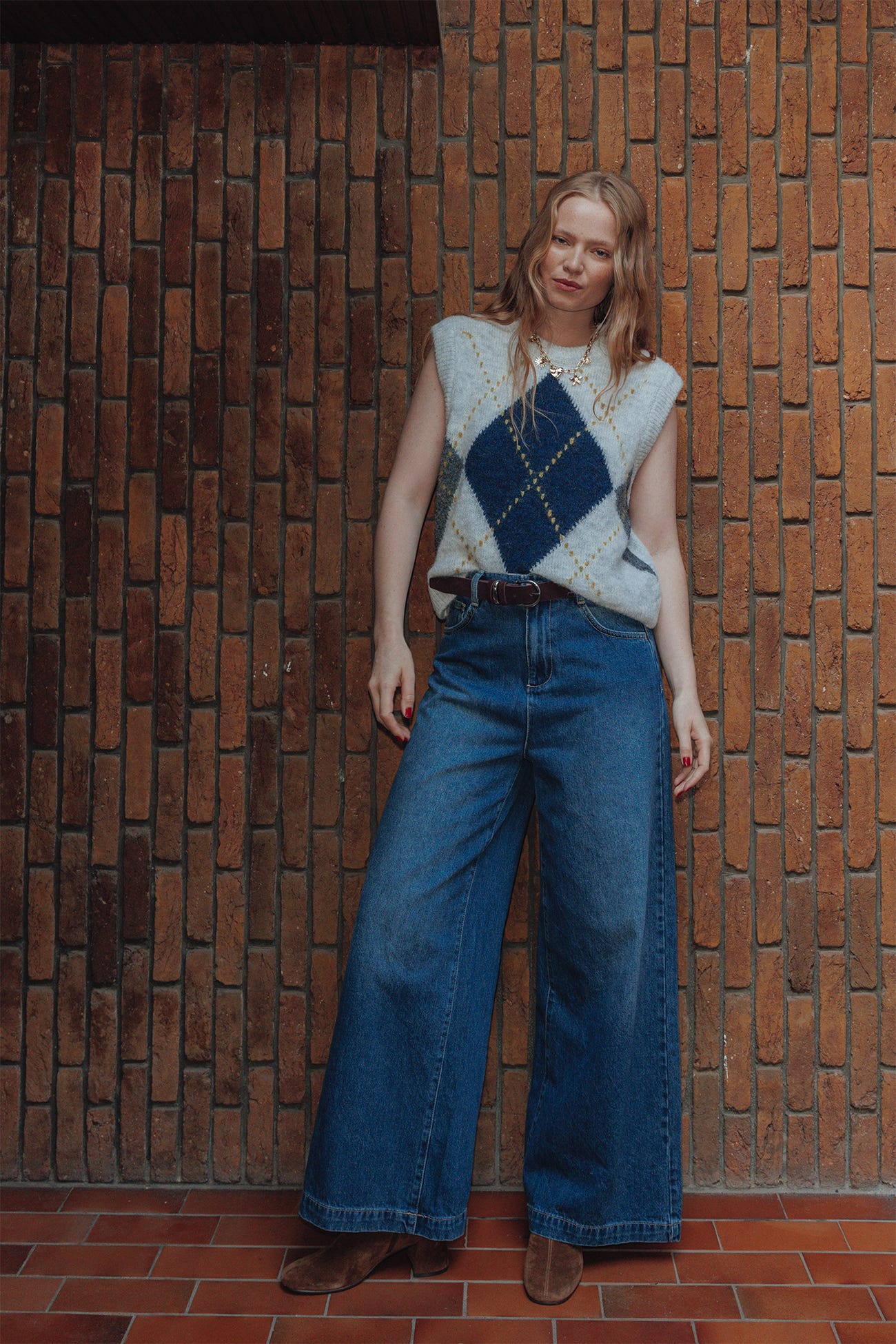 Flared High Waist-Jeans CESAR