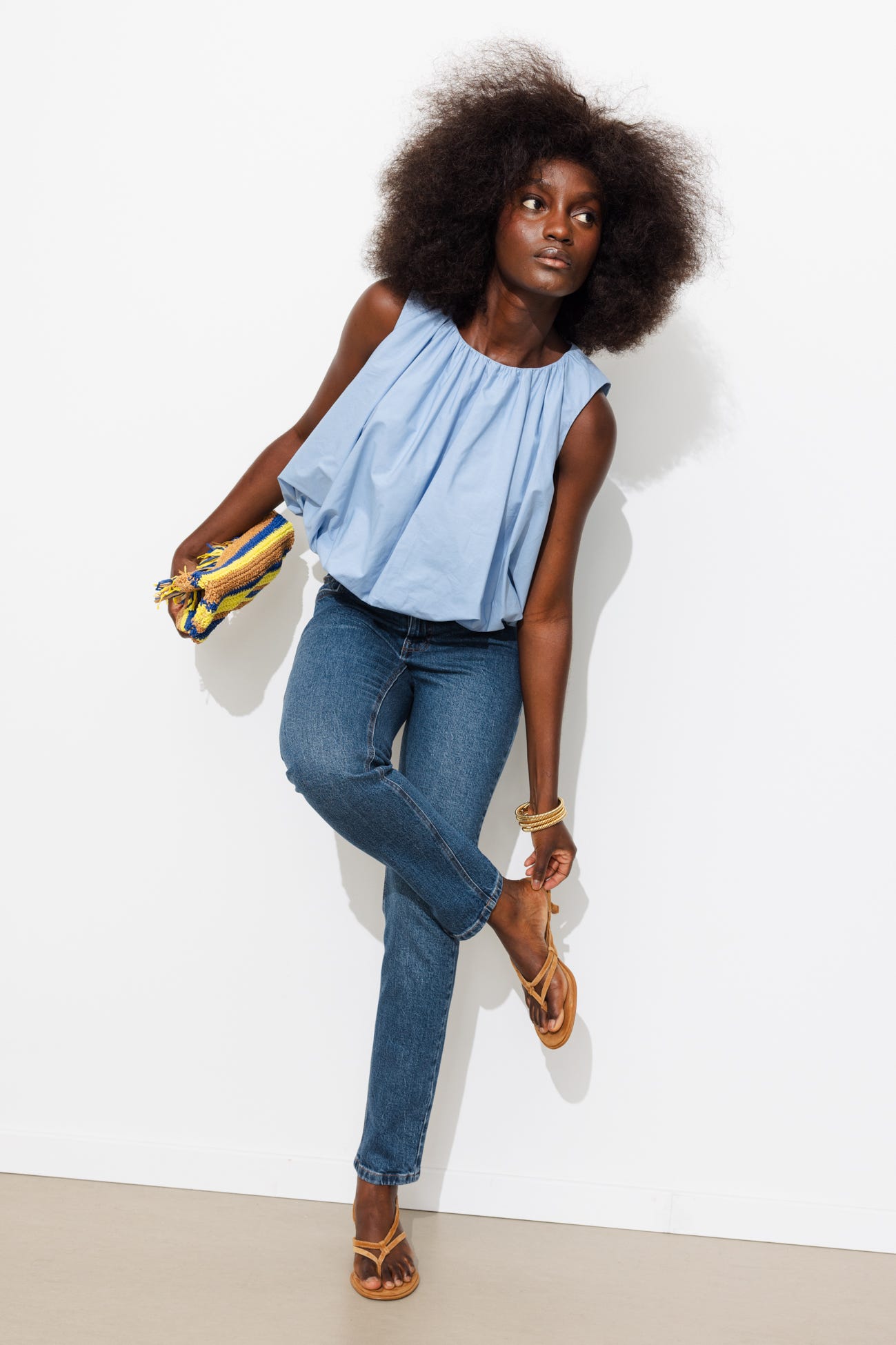 Jeans slim cropped GASTON