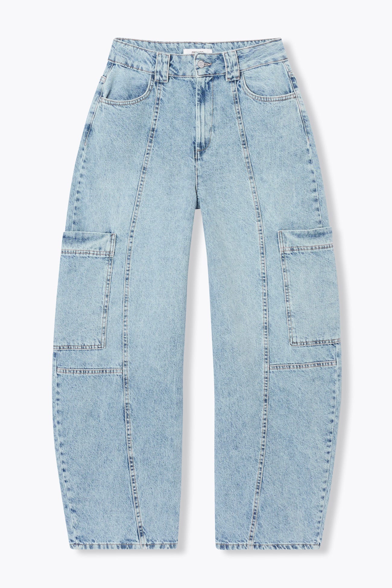 Jean balloon cargo Femme