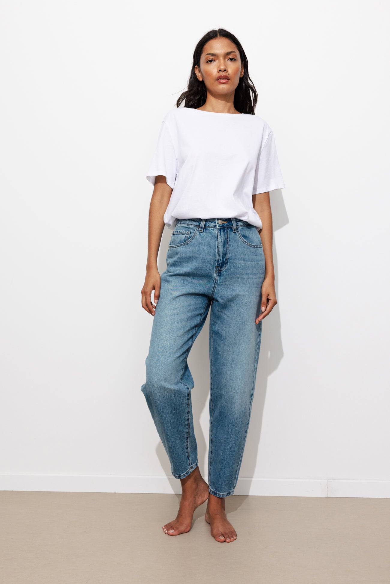 Jean balloon taille haute - 38 Jean balloon taille haute - 38